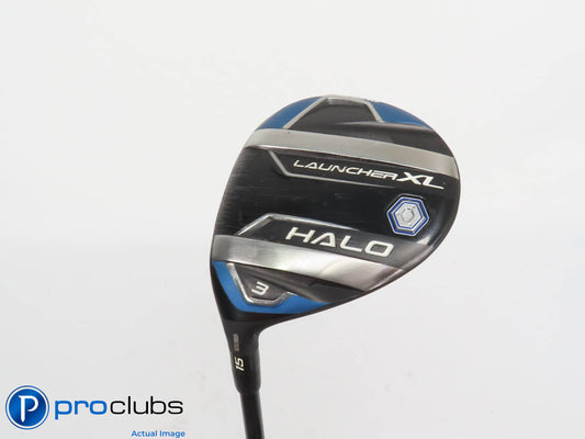 Nice Left Handed Cleveland Launcher XL HALO 15* 3 WOOD Accra Regular Flex 405436