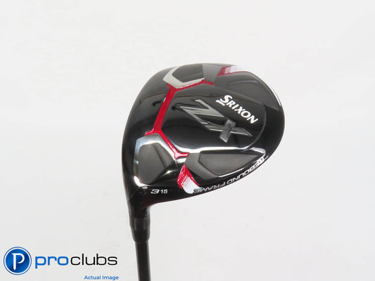 Nice Left Handed Srixon ZX  15* 3 WOOD - Accra FX 250 M3 Regular Flex 405441