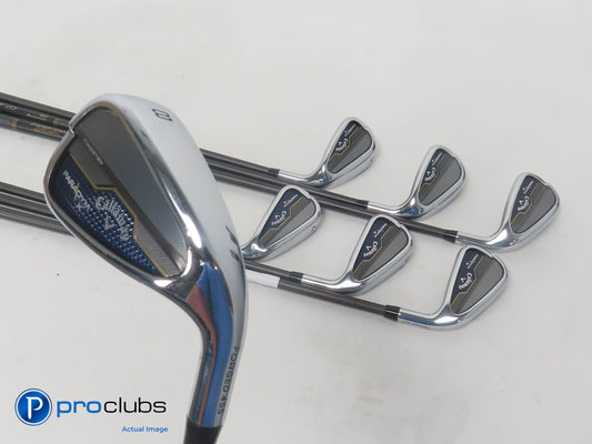 Nice! Callaway Paradym X 5-PW, AW Irons - Steelfiber Private Reserve Reg. 393478