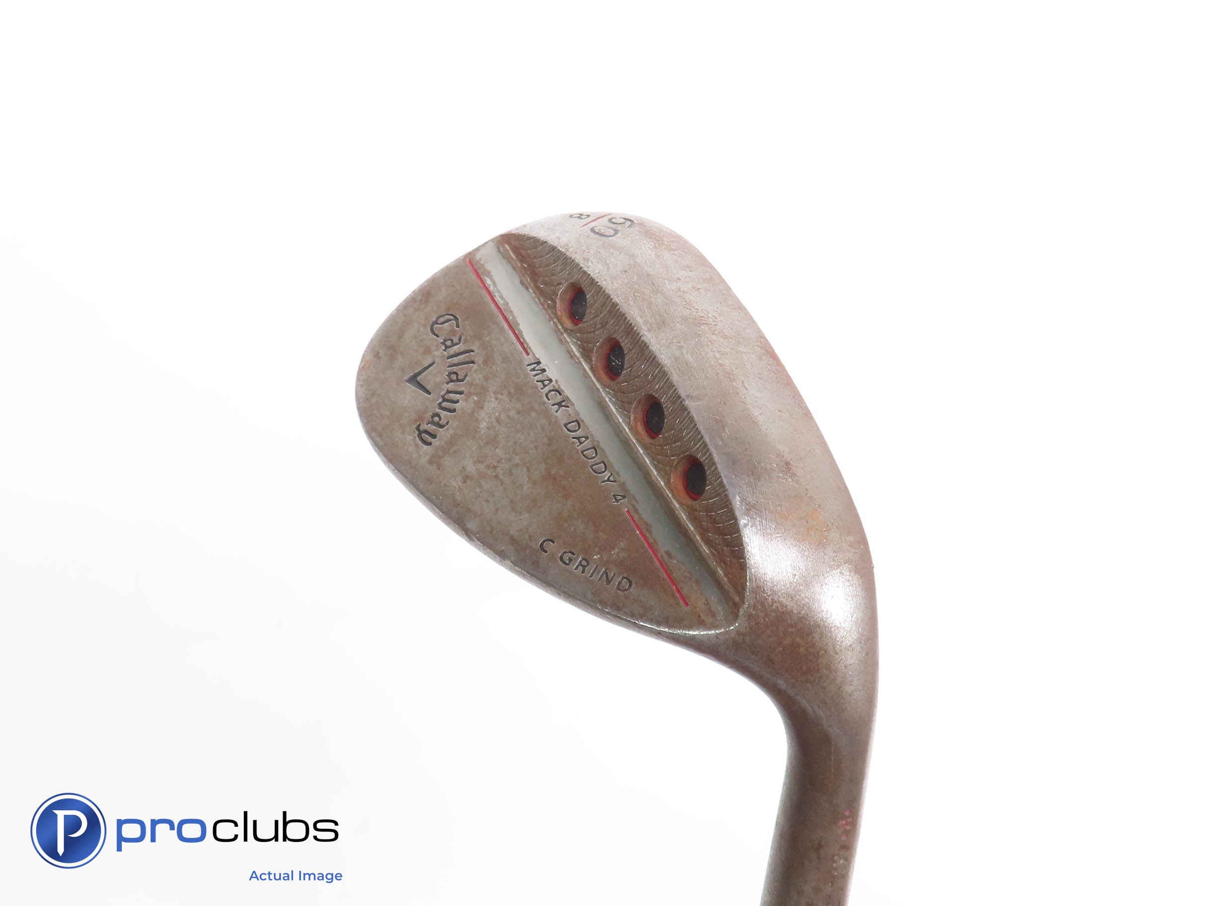 Callaway Mack Daddy 4 RAW 60*(8*) WEDGE C-Grind- KBS Prototype Stiff Flex 299772