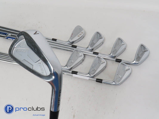 Nice NEW LEVEL 623-CB Forged 4-PW,50* IRON SET - Project X Rifle X-Flex +1/2"