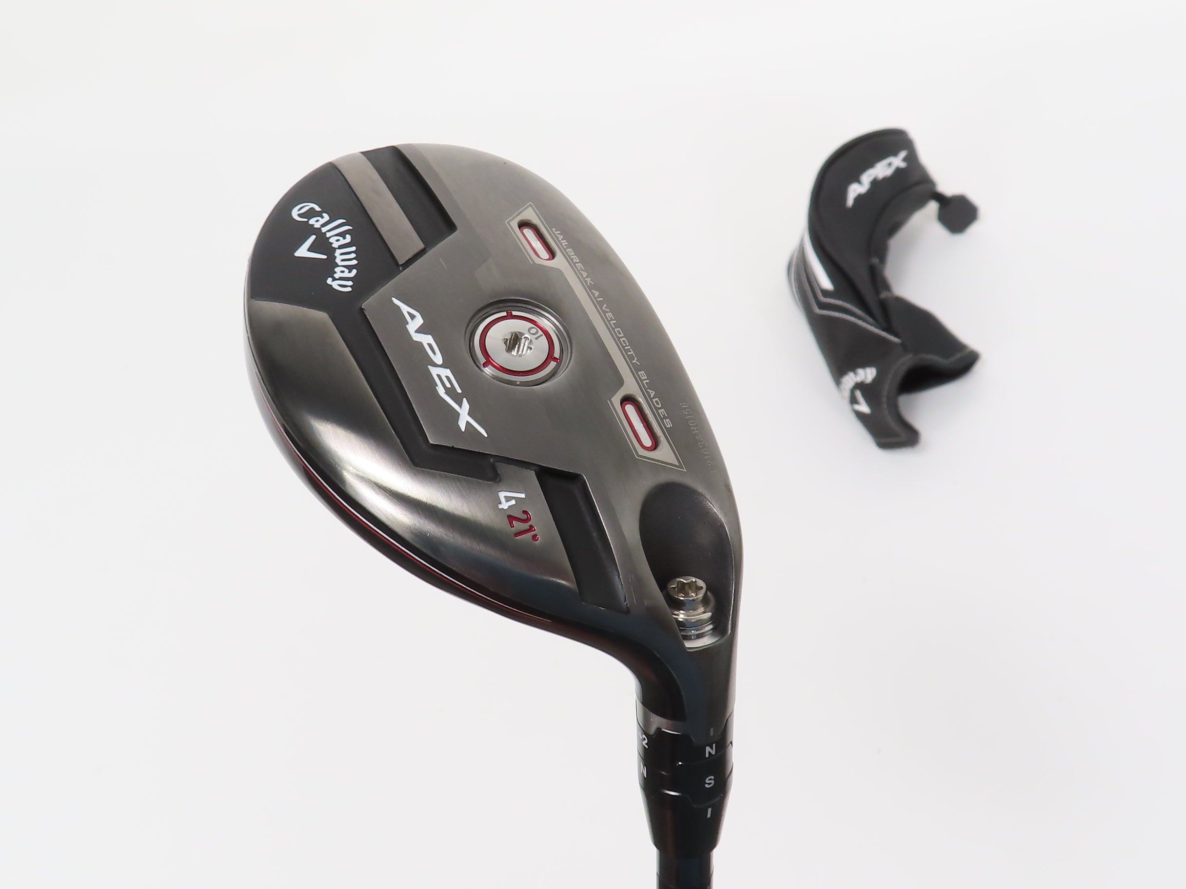 Nice! Callaway 2021 Apex 21* 4 Hybrid w/Headcover- Recoil F2 Senior Flex 310040