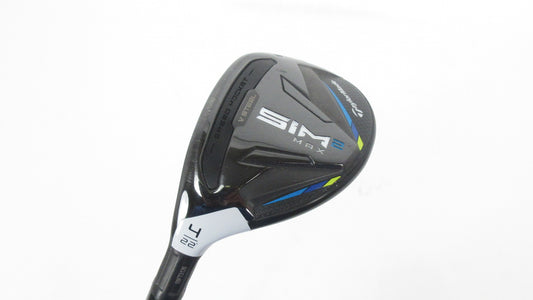 Left Handed TaylorMade SIM-2 Max 22* 4 Hybrid - Ventus Blue Regular Flex 305757