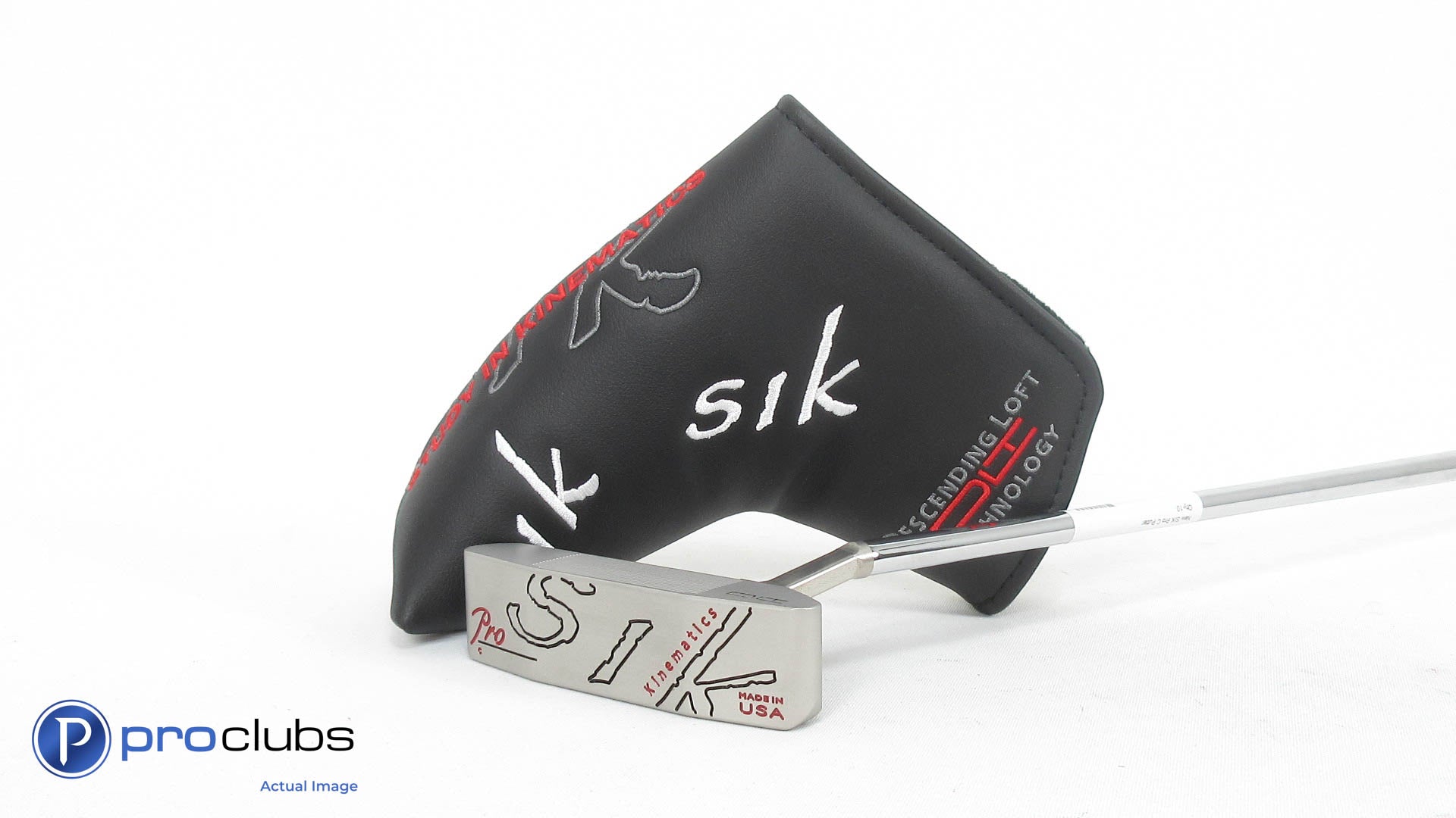 New! SIK Pro C Series Slant Neck 34" Putter w/ Headcover (Flange Line) - 368280