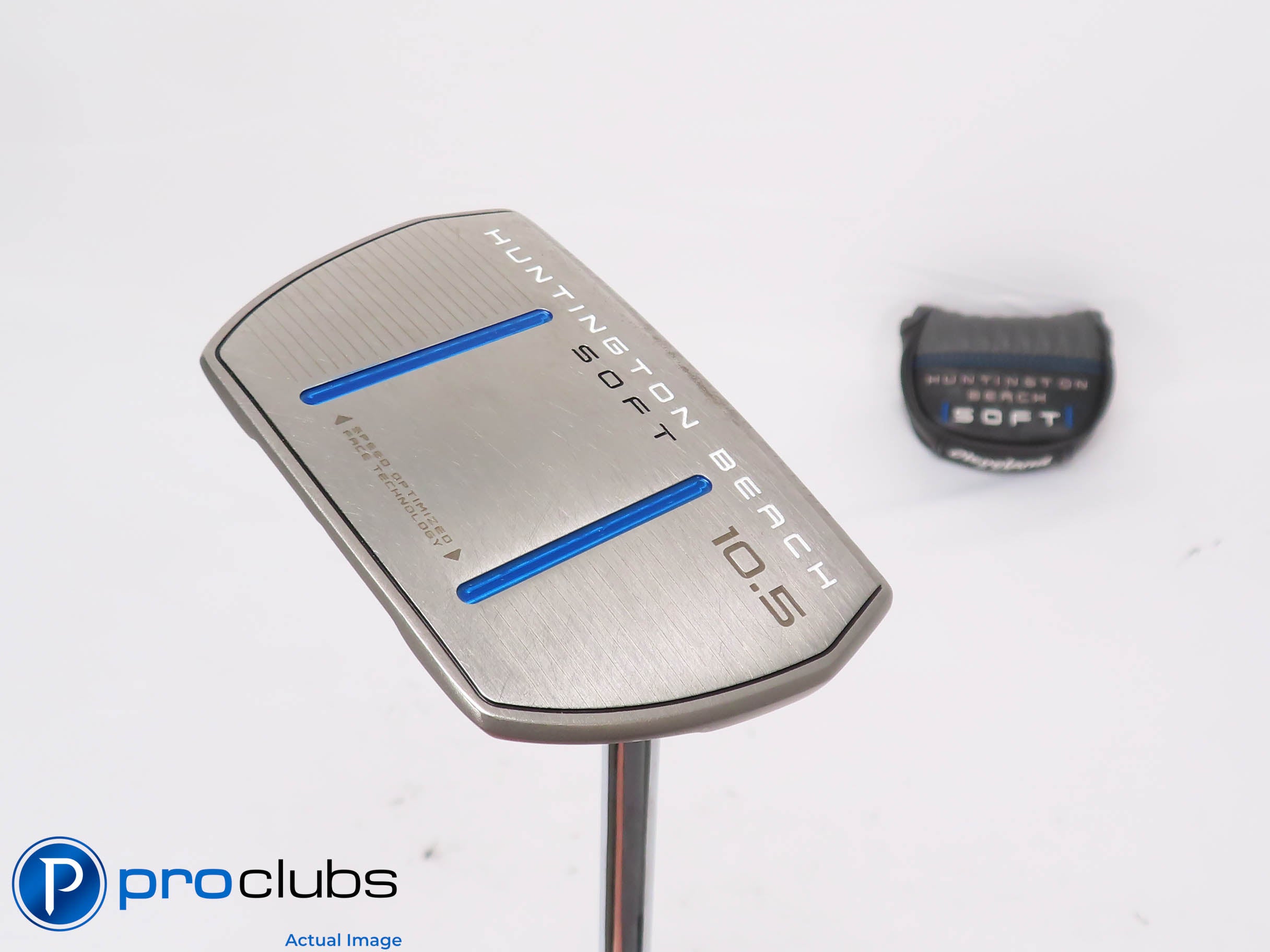 Nice Cleveland HUNTINGTON BEACH SOFT 10.5 Center Shaft 35" PUTTER w/Cover 453705