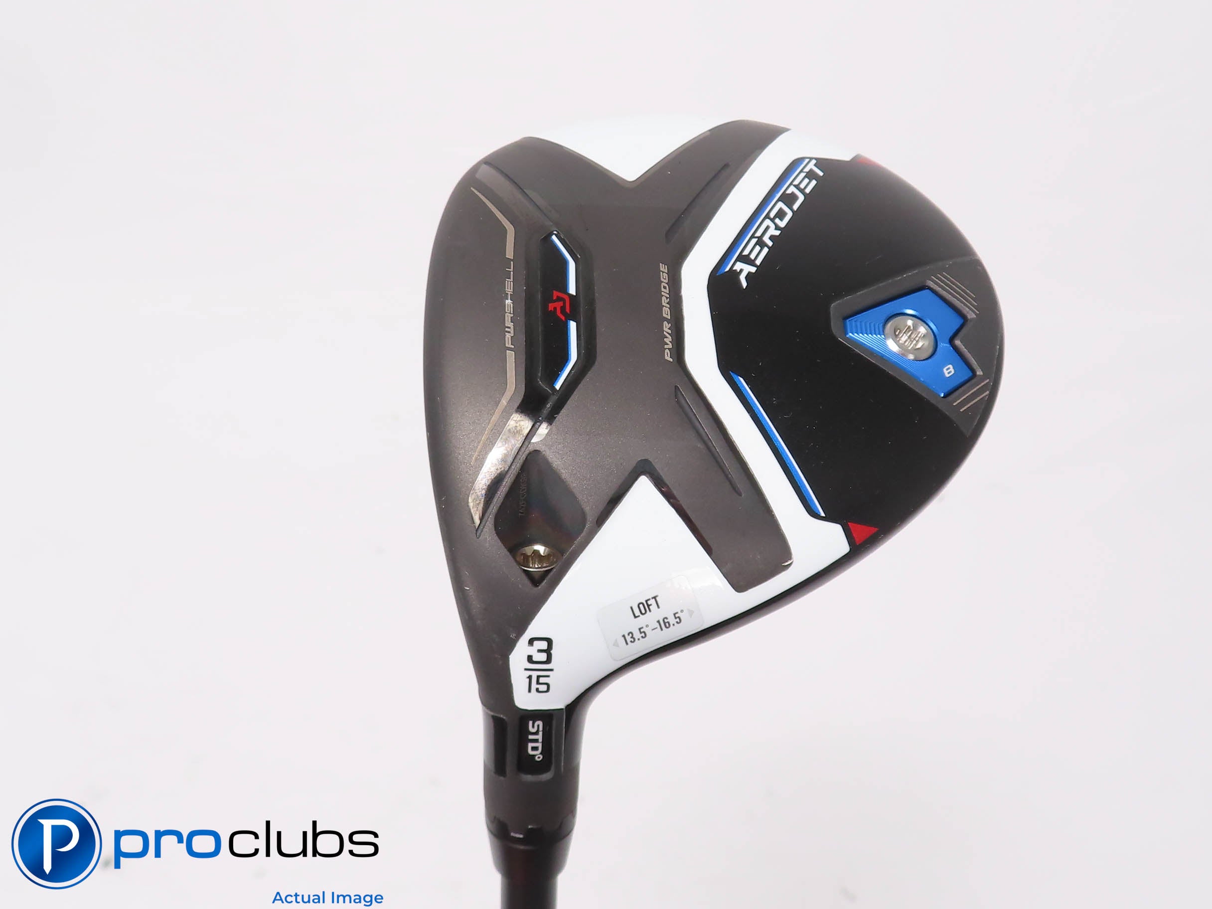 Left Handed Cobra AEROJET 15* 3 WOOD - Helium Black 5F3 Regular Flex 453073