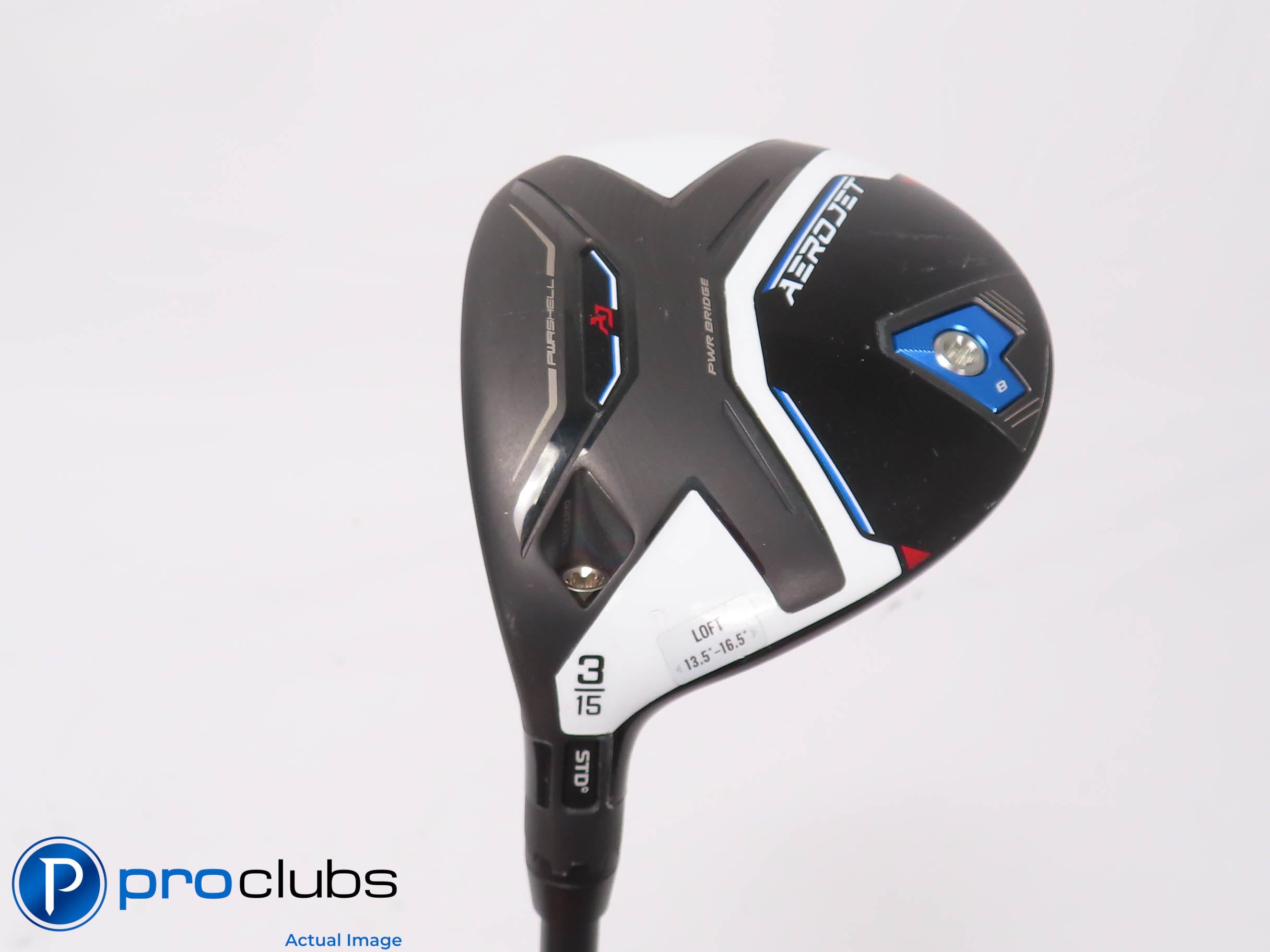 Left Handed Cobra AEROJET 15* 3 WOOD - Helium Black 5F4 Stiff Flex 453060
