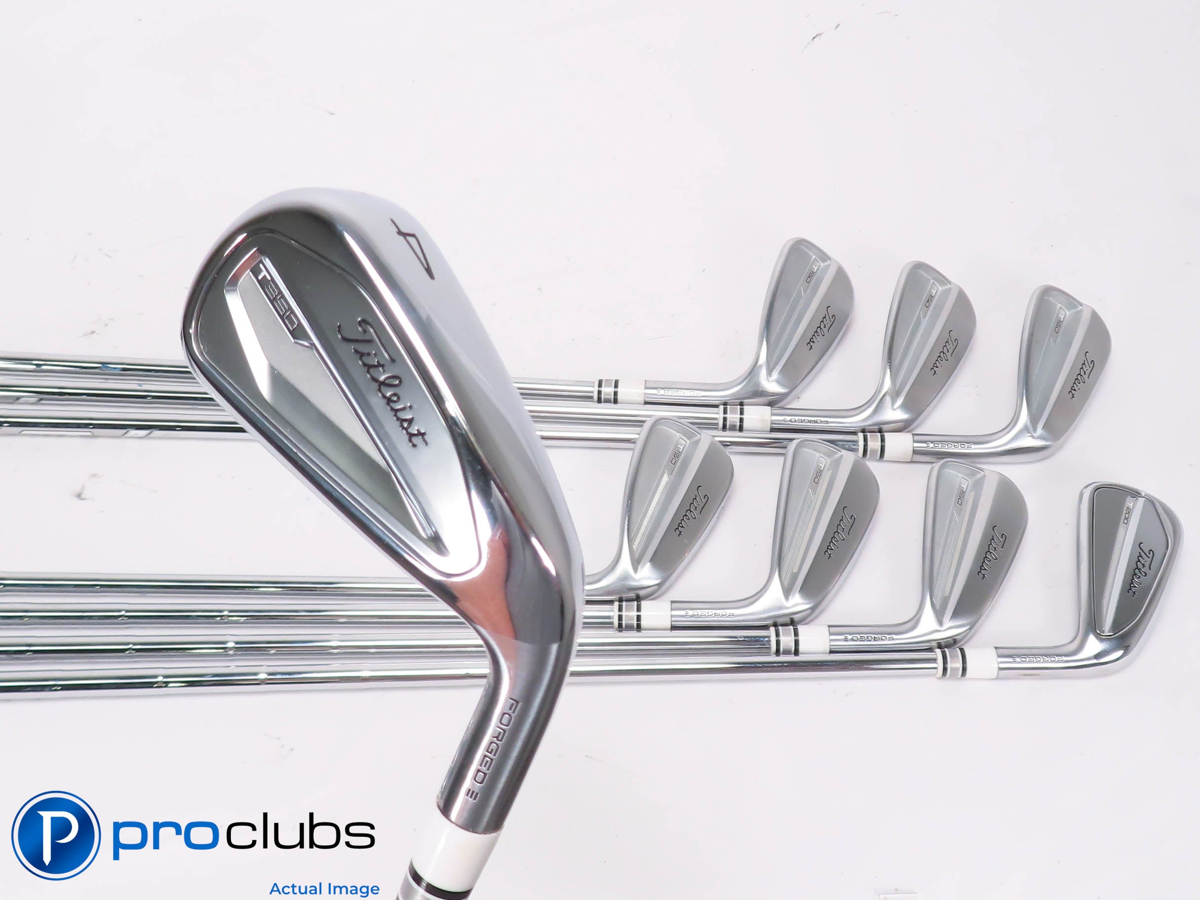 Nice Titleist '23 T350/T200/T150 4-PW,GW Combo IRON SET - AMT Stiff Flex +1/2"