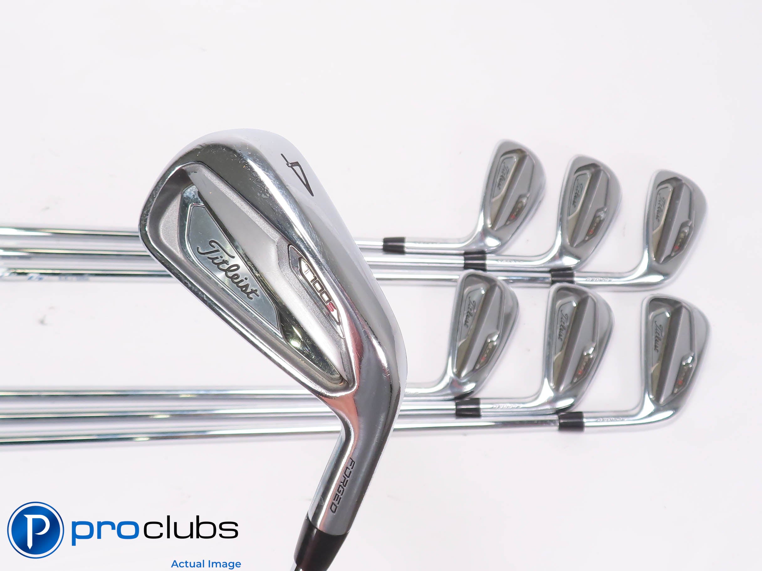Titleist '19 T100s 4-PW IRON SET - Project X LZ Stiff Flex Steel +1/2" 453531