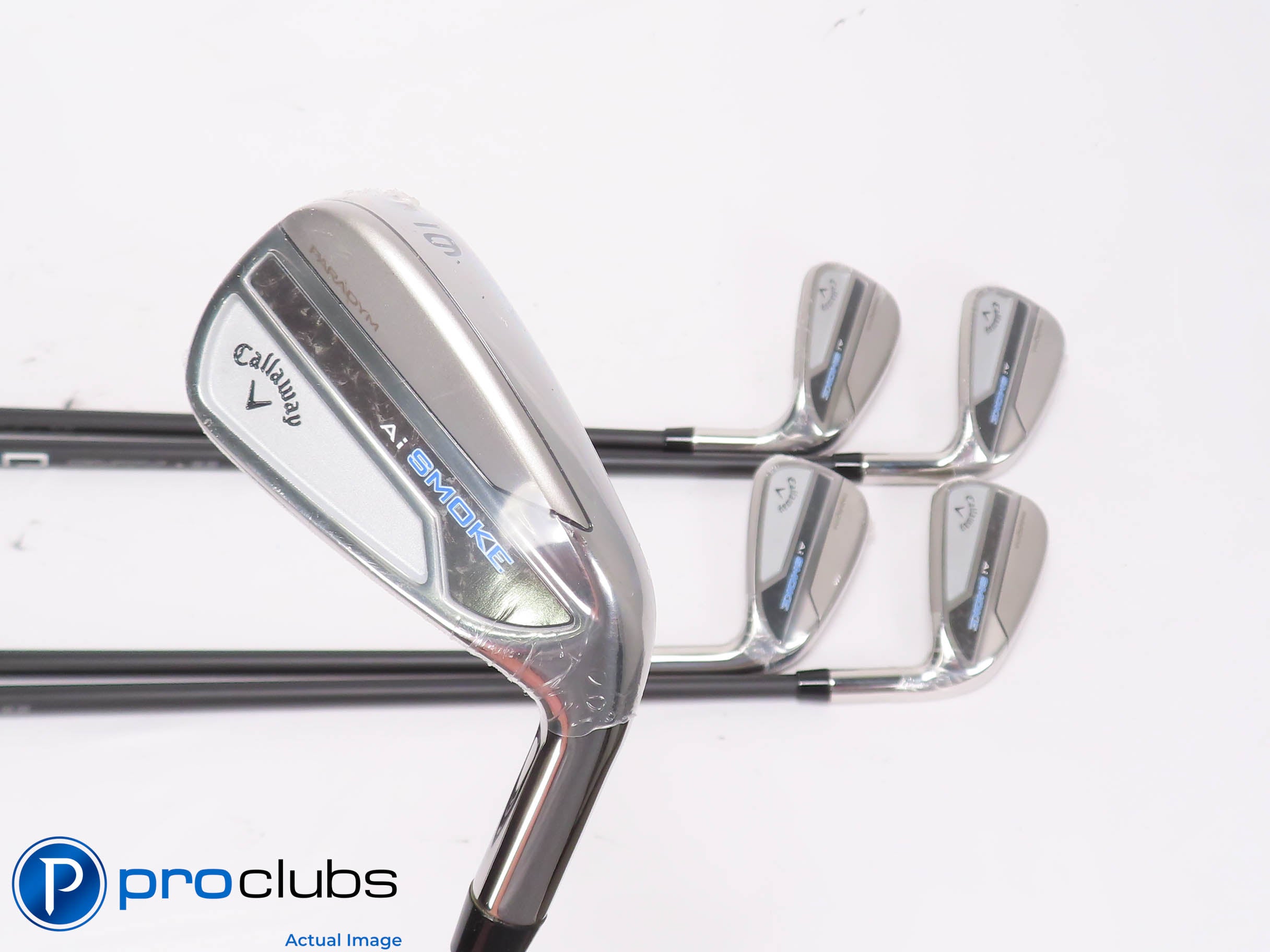 NEW Callaway Ai SMOKE 6-PW IRON SET - Cypher 60 Regular Flex Graphite 453420