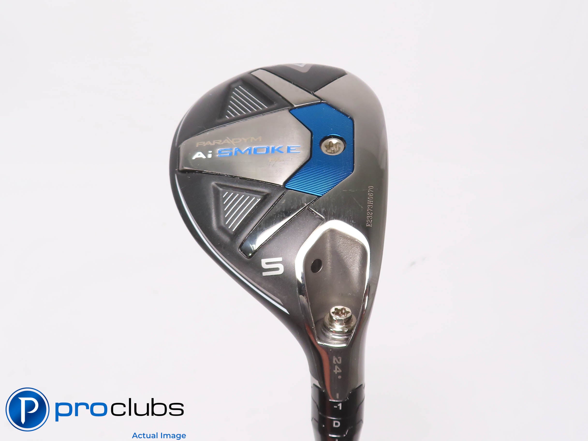 Callaway PARADYM Ai Smoke HL 24* 5 Hybrid - LA GOLF Tour AXS X-Flex #453462