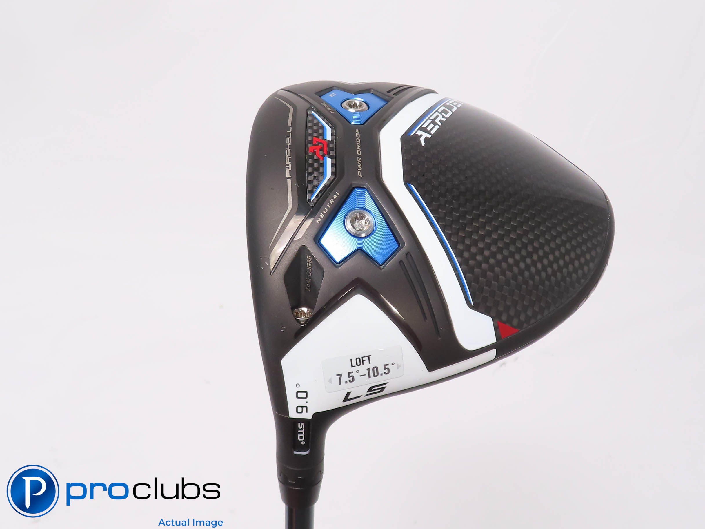 Left Handed Cobra AEROJET LS 9* DRIVER - UST LINQ White 6F4 Stiff Flex - 452493