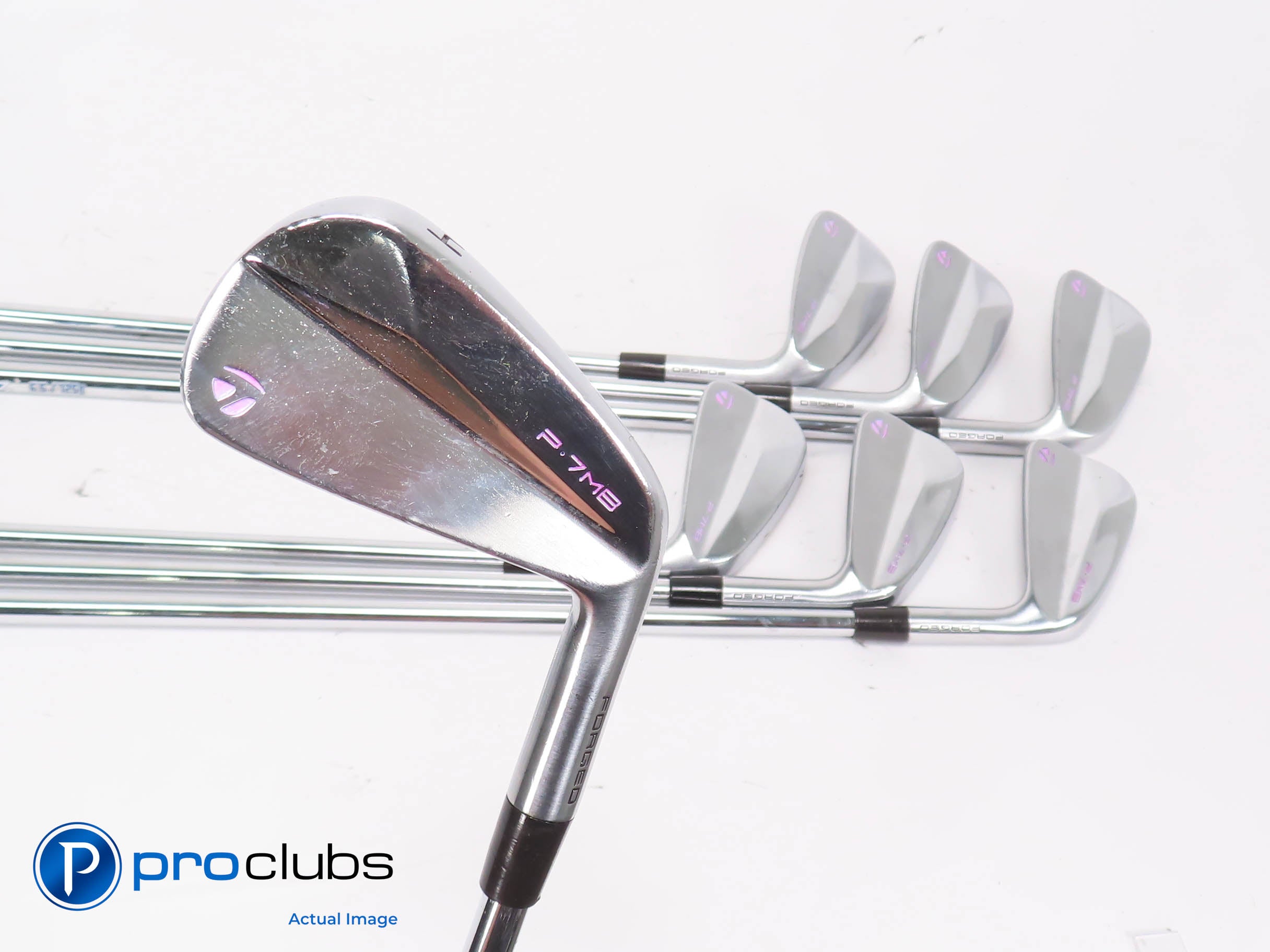 TaylorMade '21 P-7MB 4-PW IRON SET - Project X LZ 125g X-Flex Steel +1/4" 453293