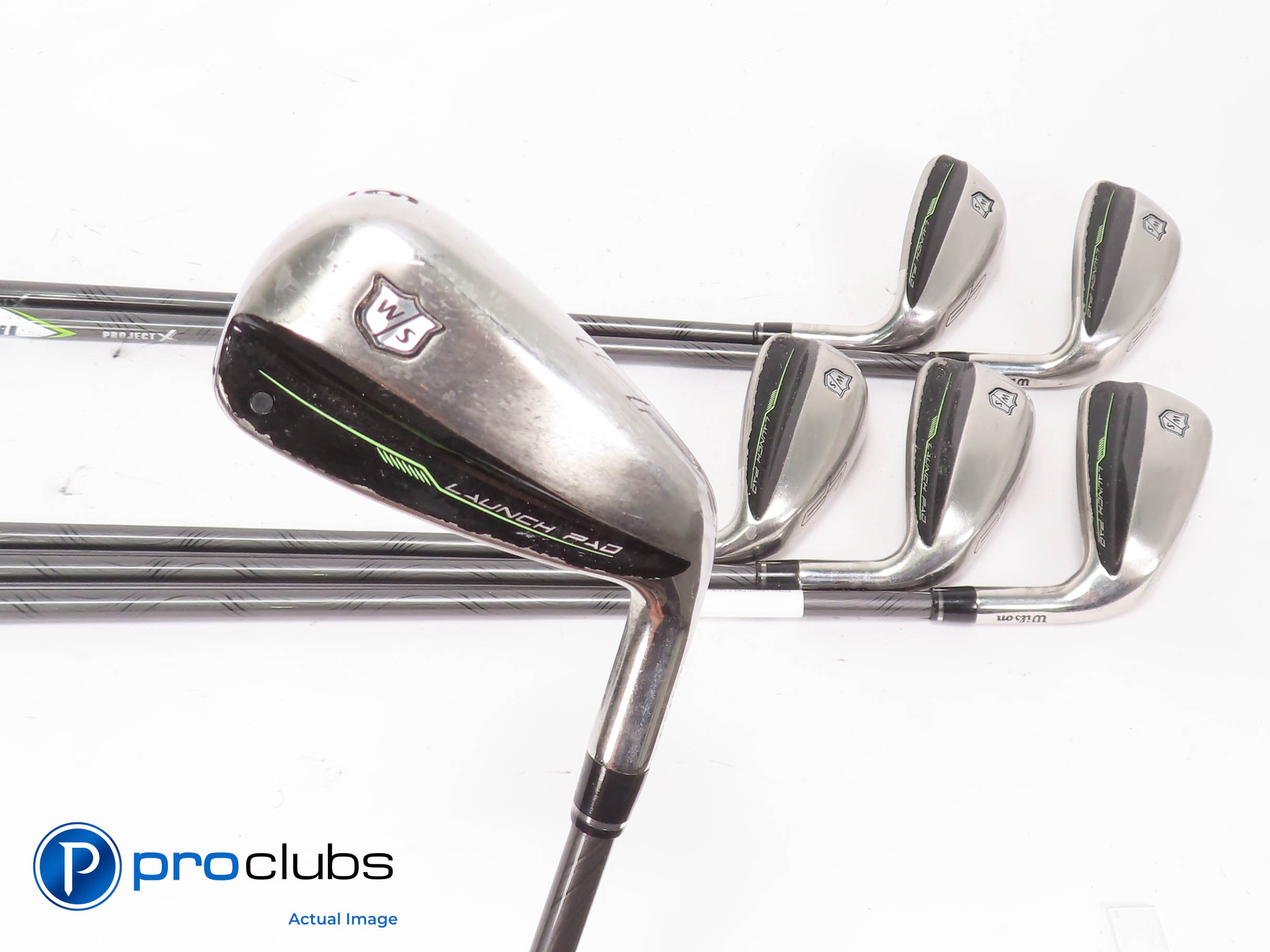 Wilson Launch Pad 2 6-PW,GW IRON SET - Even Flow 55g Senior Flex Graphite 452783