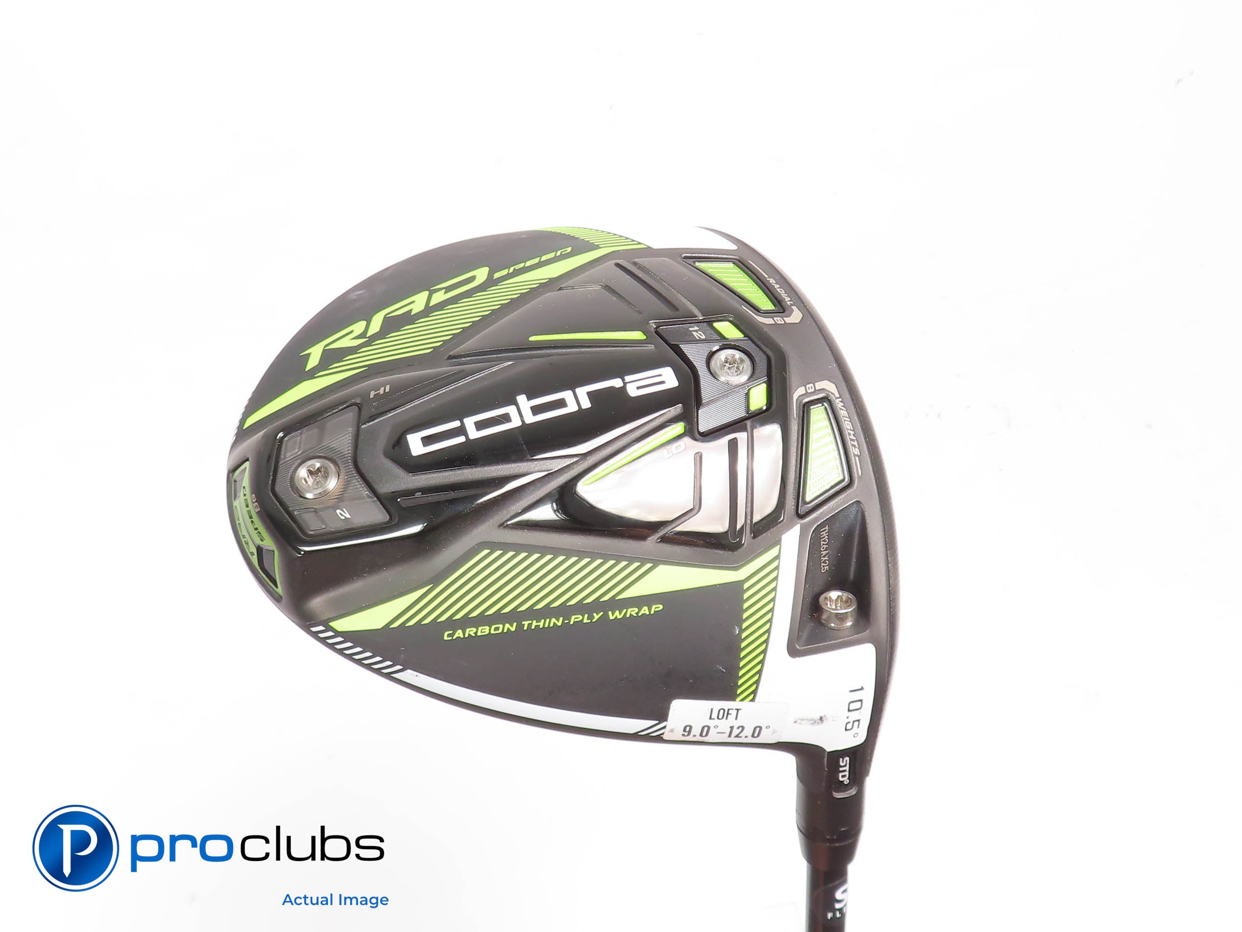 Cobra King RAD Speed 10.5* DRIVER Gray/Trb - HZRDUS RDX 60g Stiff Flex 453826