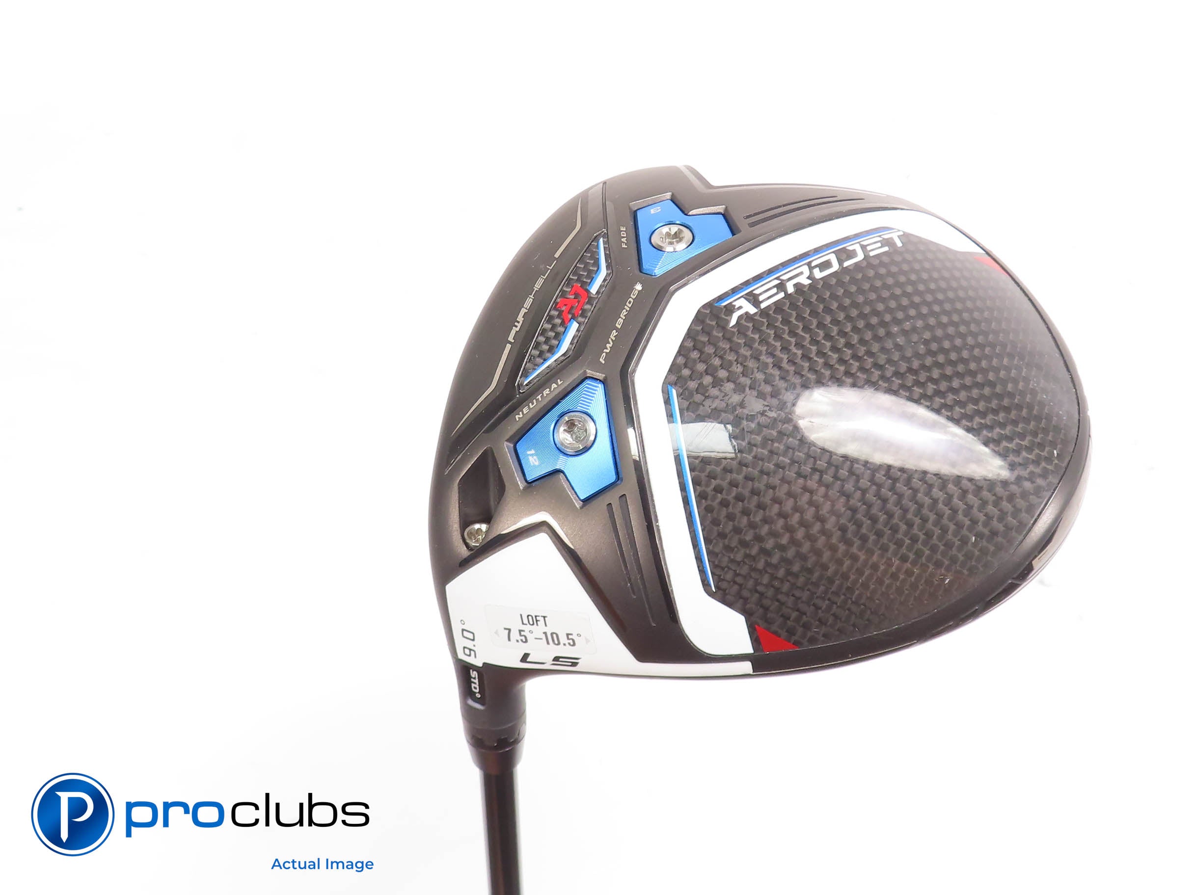 Nice Left Handed Cobra AEROJET LS 9* DRIVER - Kai'li White 60 Stiff Flex 452514