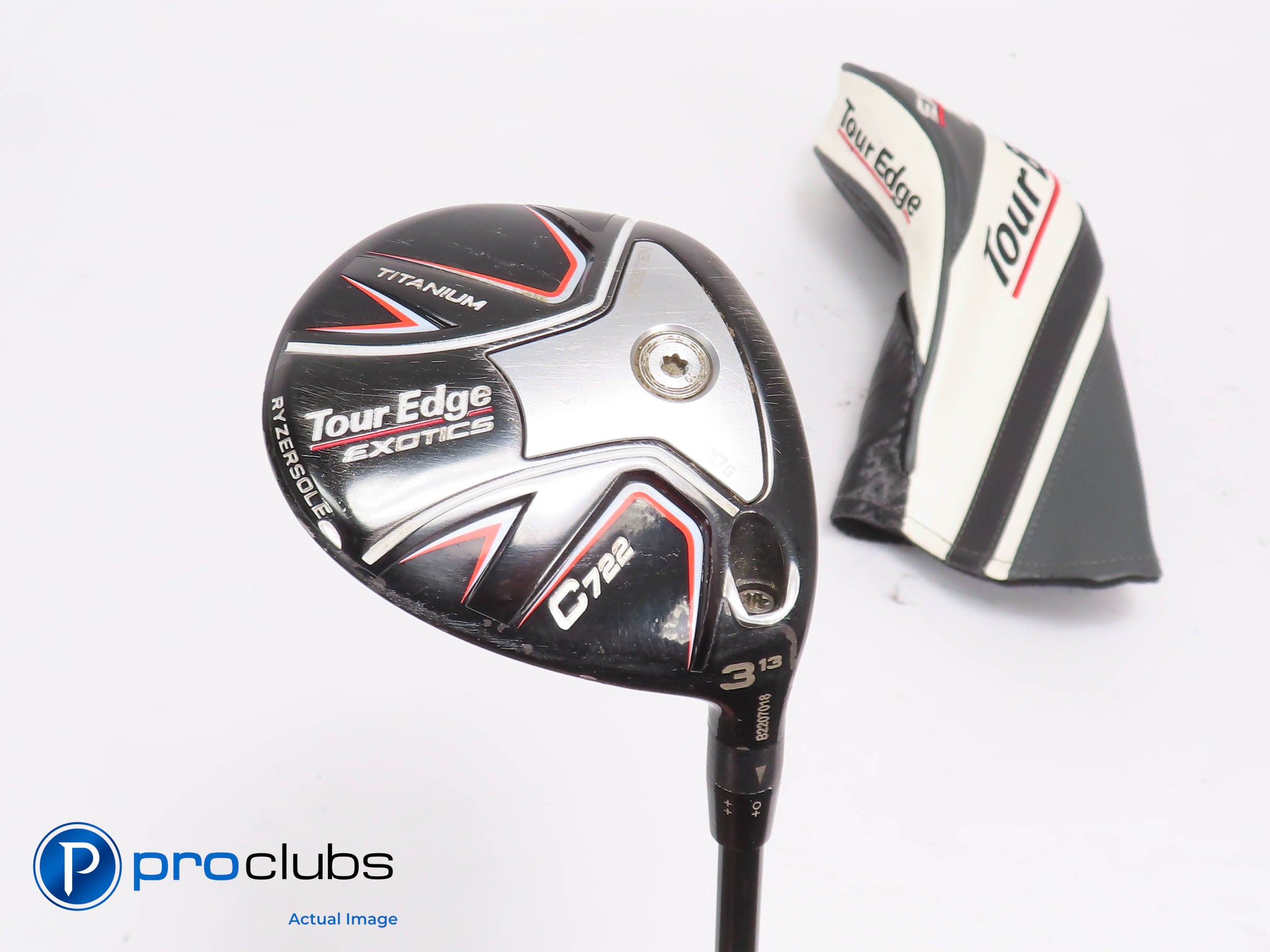 Tour Edge Exotics C722 13* 3 WOOD w/Cover Tensei Orange AV 65 Stiff Flex 453709