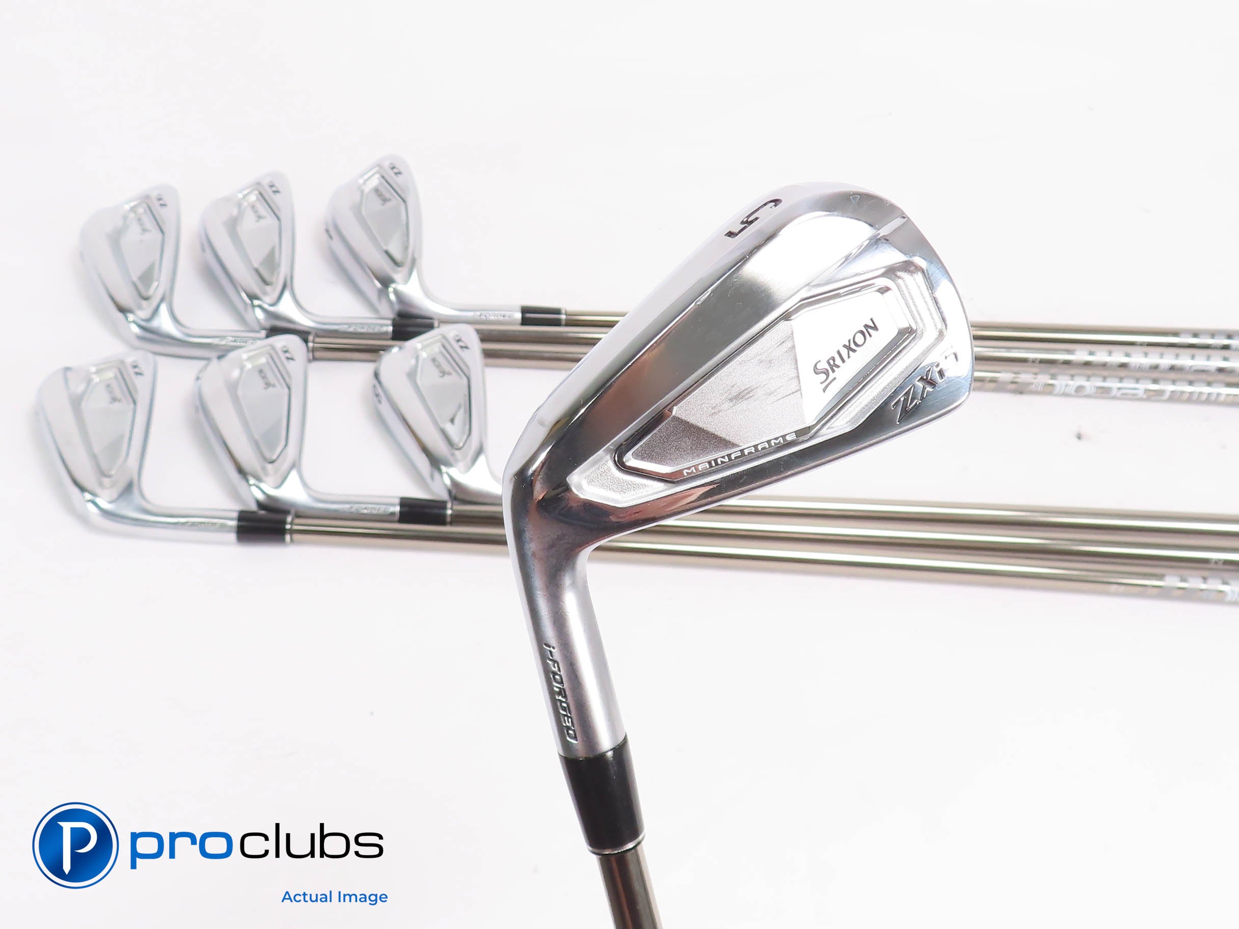 Nice Left Handed Srixon ZXi5 5-PW,GW IRON SET - Recoil Regular Flex Graph 453702