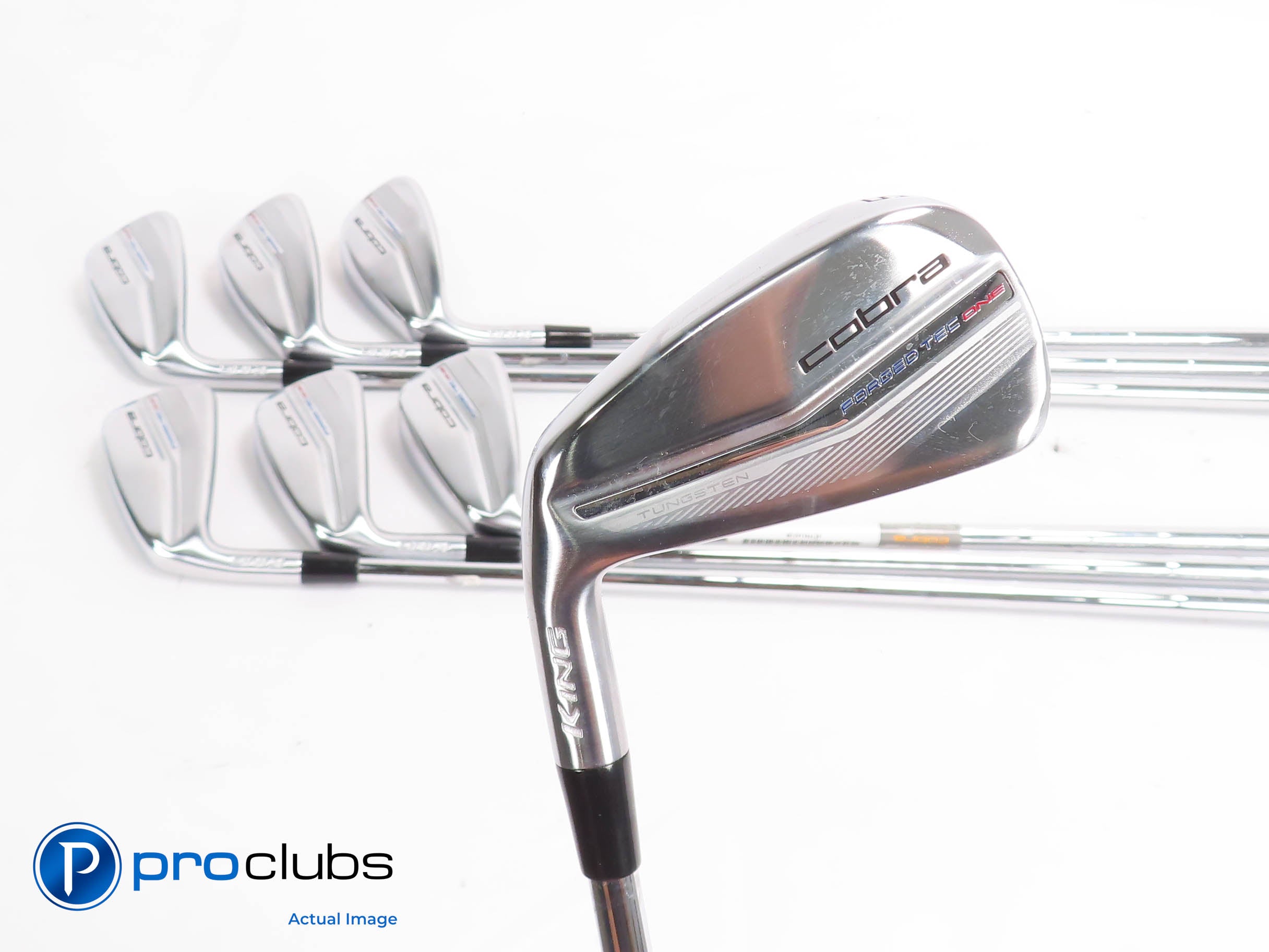 Left Handed Cobra '23 Forged Tec ONE Length 5-PW,GW IRON SET - Stiff Flex 453475