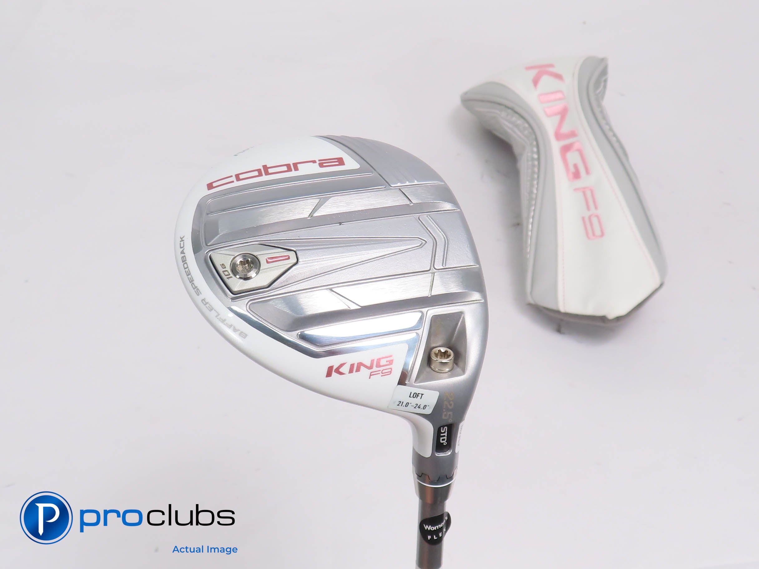 Ladies Cobra KING F9 22.5* 5-6 Wood w/HC - Fujikura Atmos Ladies Flex - 453719