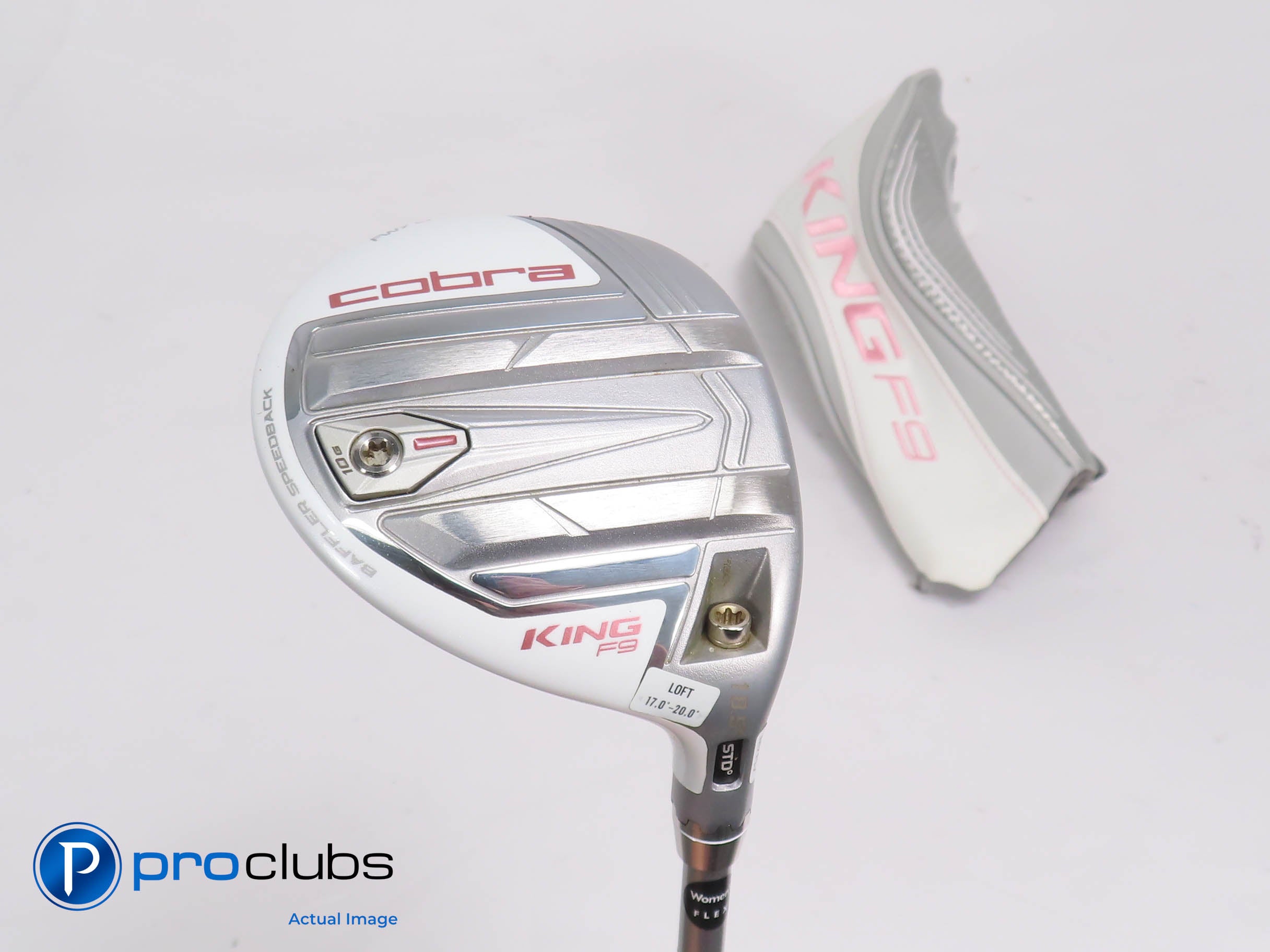 Ladies Cobra KING F9 18.5* 3-4 Wood w/HC - Fujikura Atmos Ladies Flex - 453716
