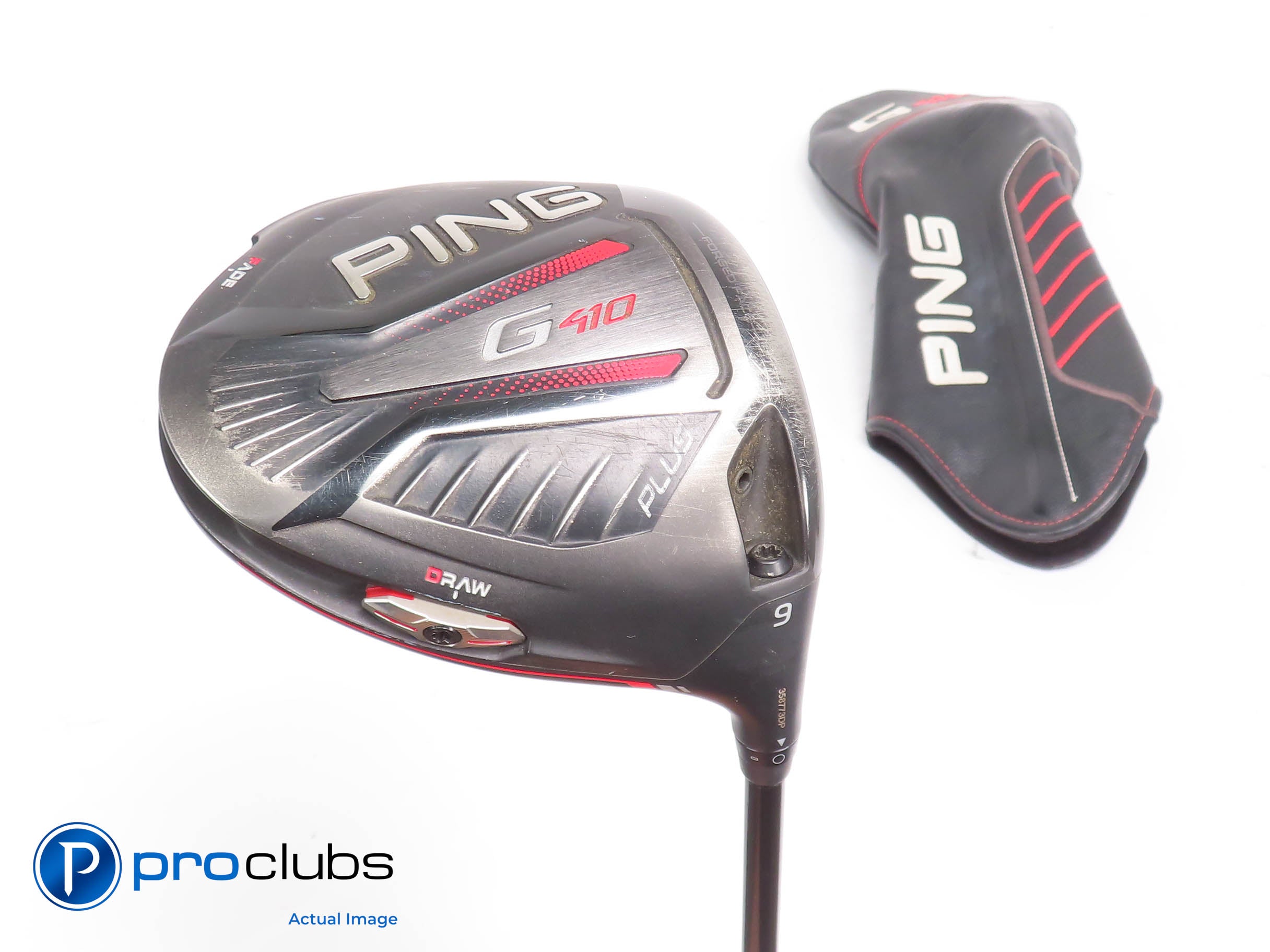 PING G410 Plus 9* Driver w/HC - Mitsubishi Tensei CK Blue 50g Stiff - 453691