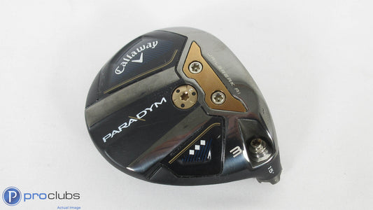 Tour Issue! Callaway Paradym Triple Diamond 15* 3 Fairway Wood-Head Only- 410879