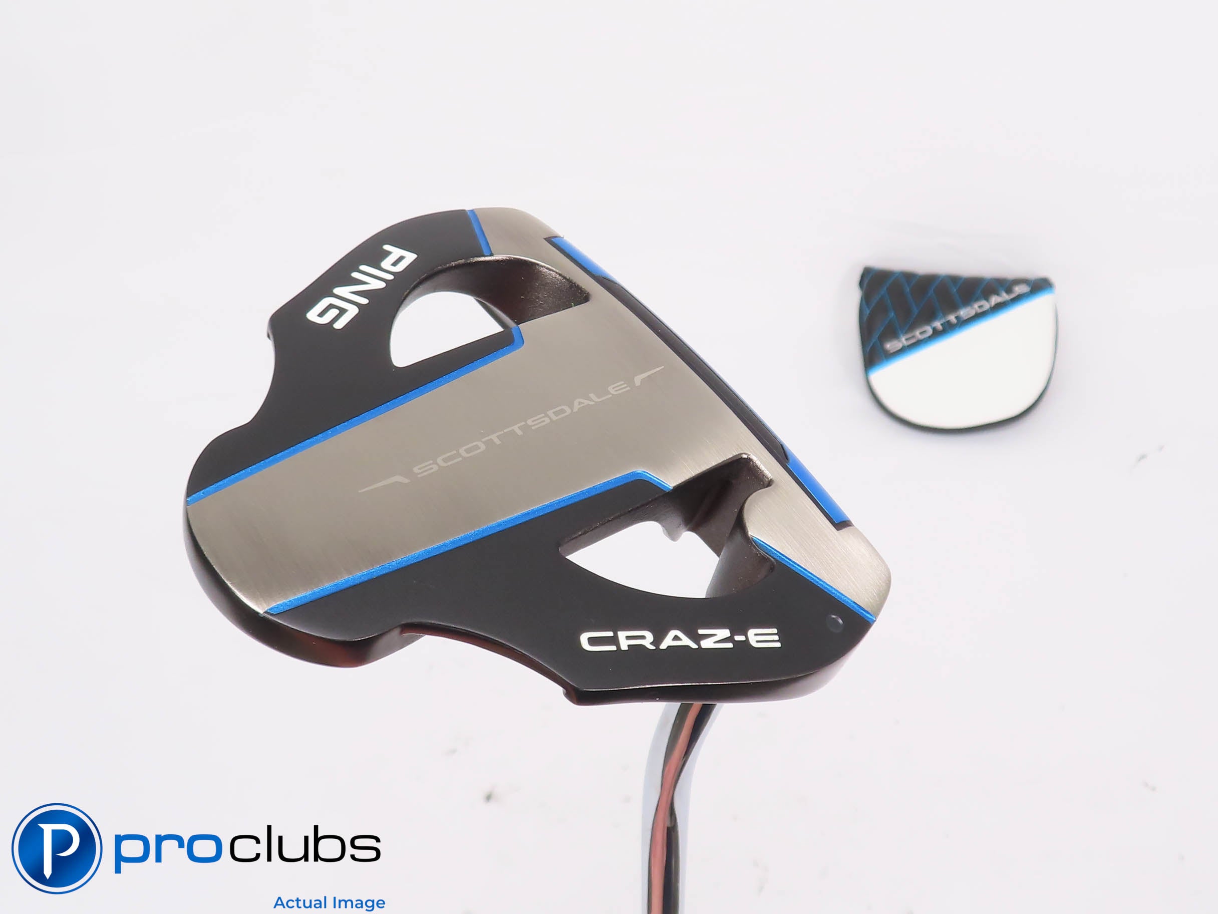 Nice Ping 2025 Scottsdale CRAZ-E Double Bend 34" PUTTER w/HC Straight Arc 453995
