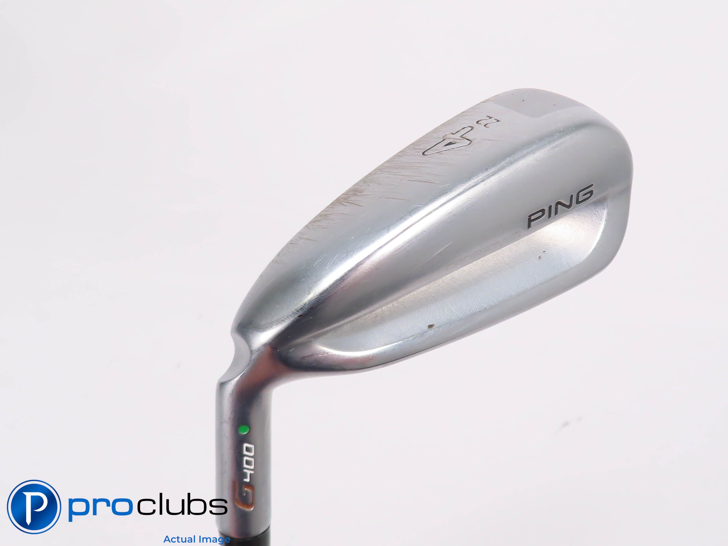 Left Handed Ping G400 Crossover 22* 4 DRIVING IRON Green Dot - Stiff Flex 453988