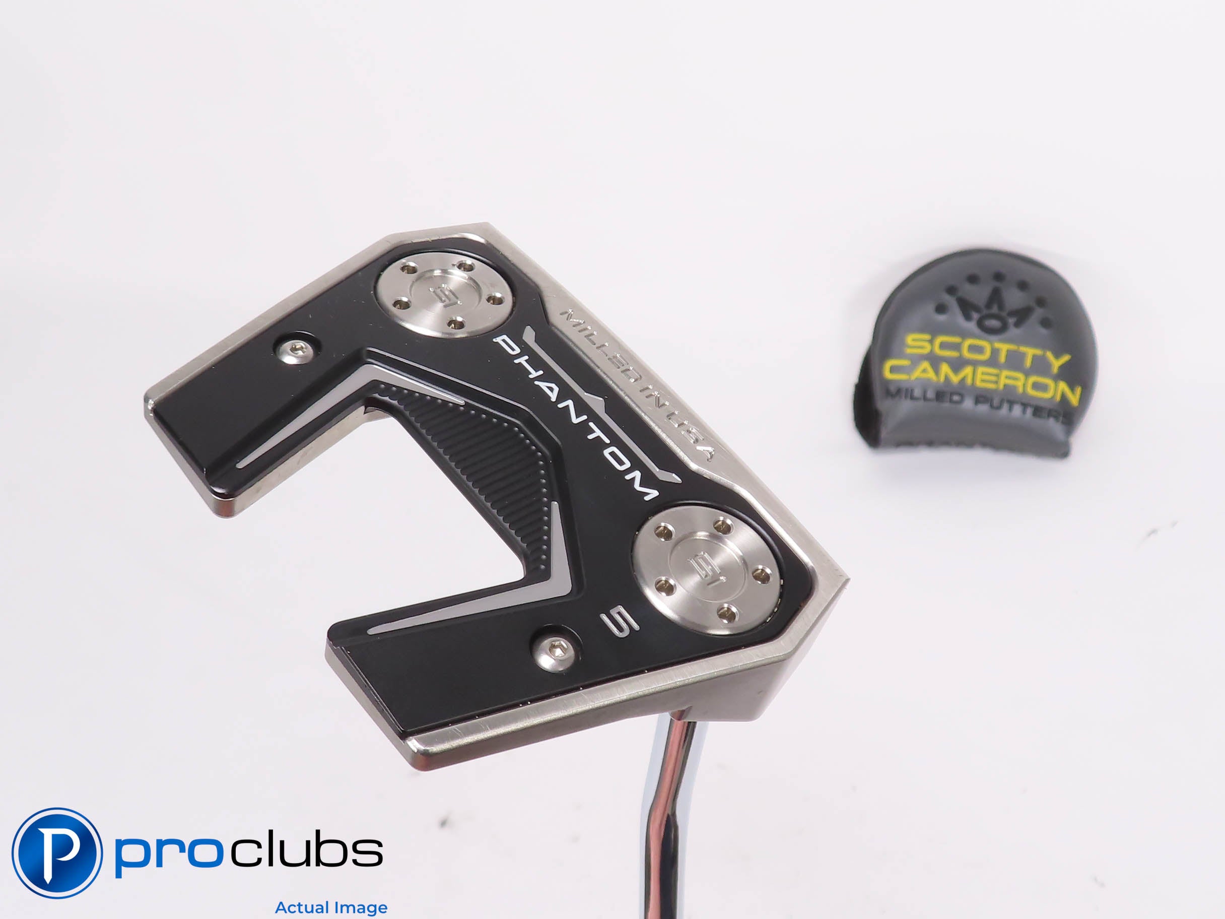 Nice Scotty Cameron 2024 PHANTOM 5 Single Bend 35" PUTTER w/Headcover 454019