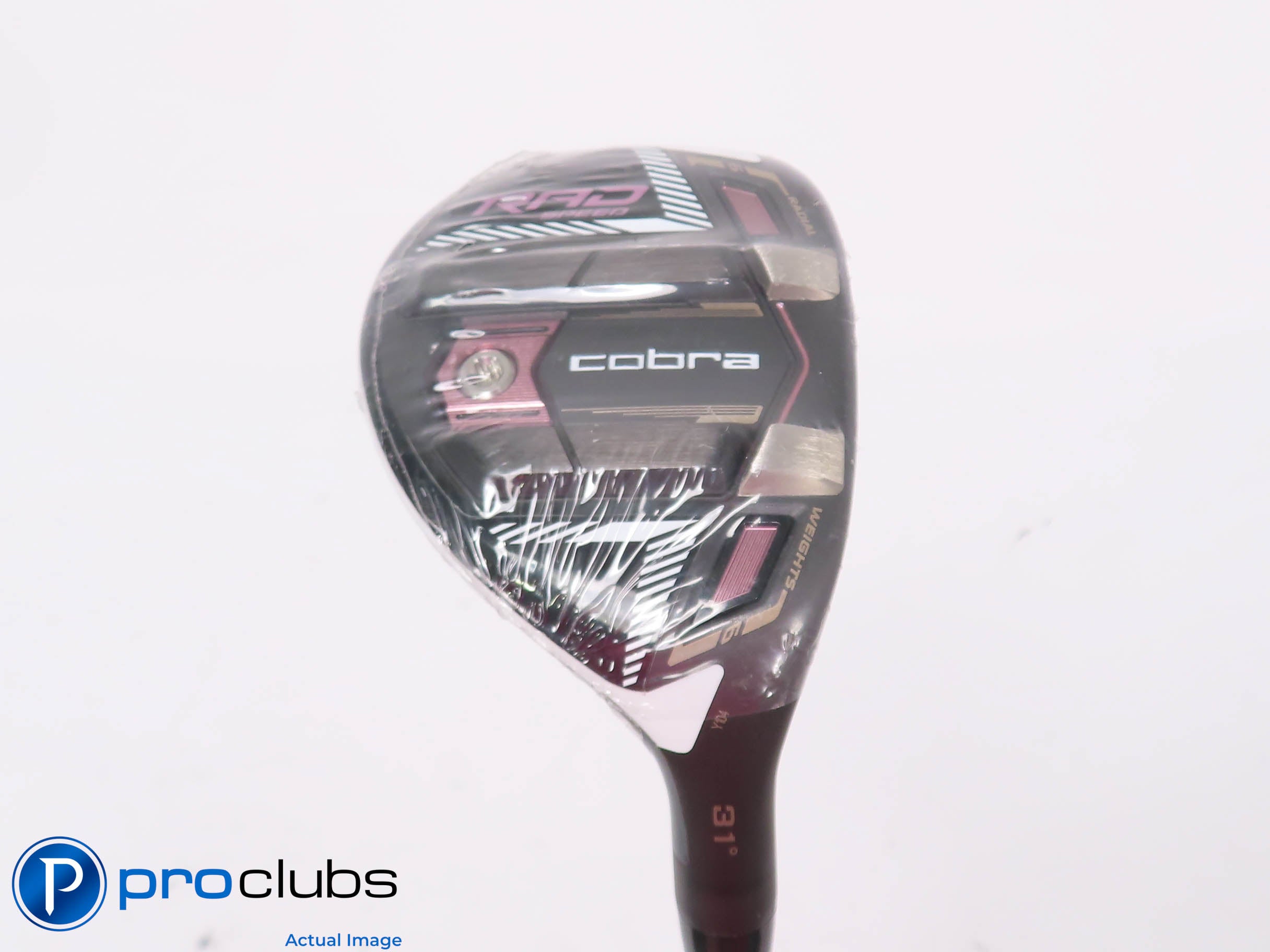 New! Ladies Cobra King RAD Speed 31* 7 Hybrid - Kuro Kage 50g Ladies Flex 454542