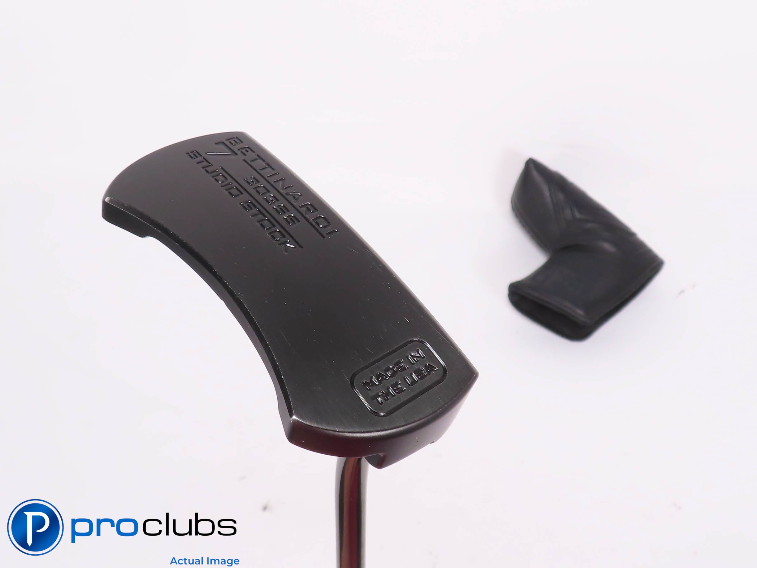 Mint! Bettinardi Studio Stock 7 303SS 34" Blackout Putter w/Cover #453994