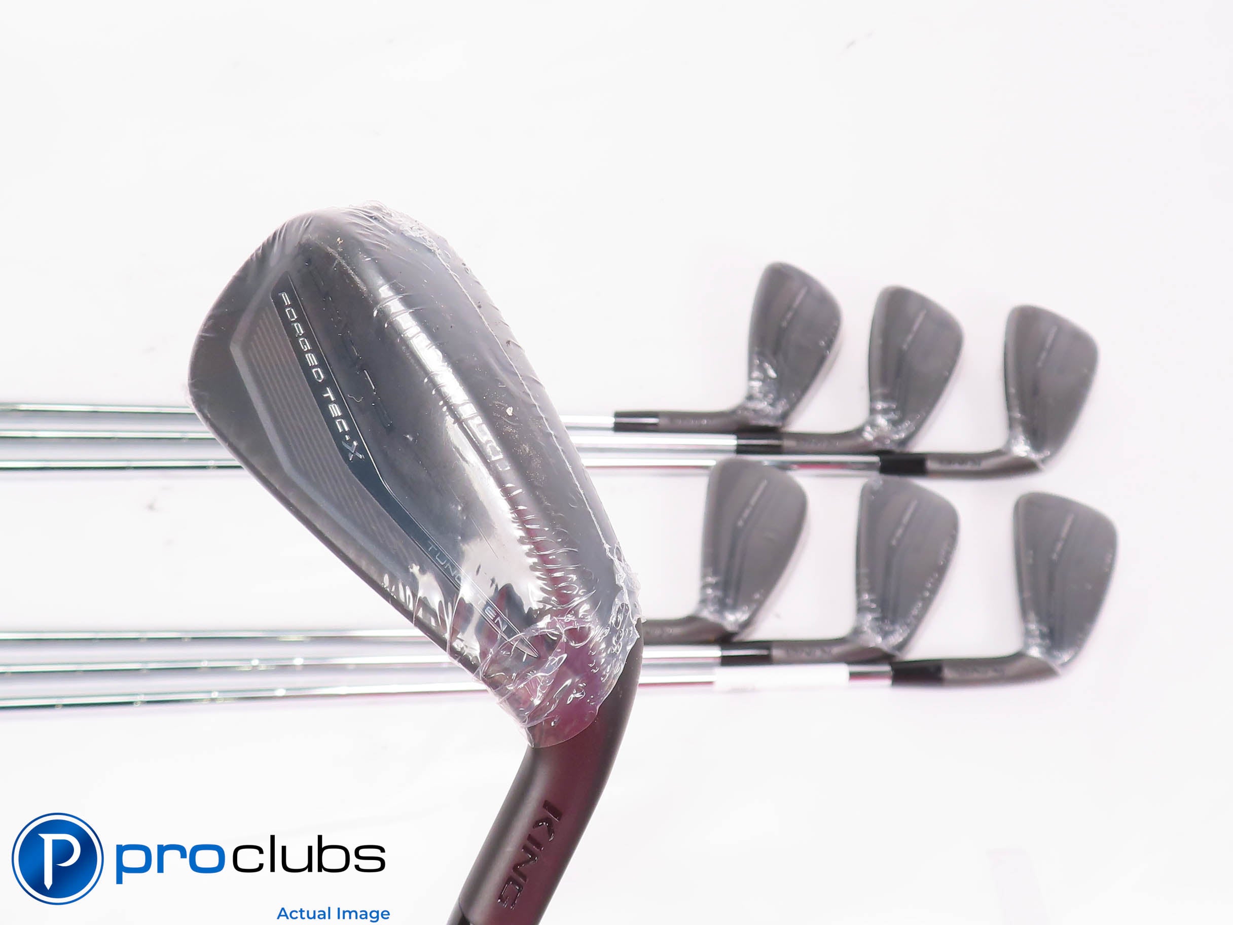 NEW Cobra '24 KING Forged Tec-X Black 4-PW IRON SET - Regular Flex Steel 454485