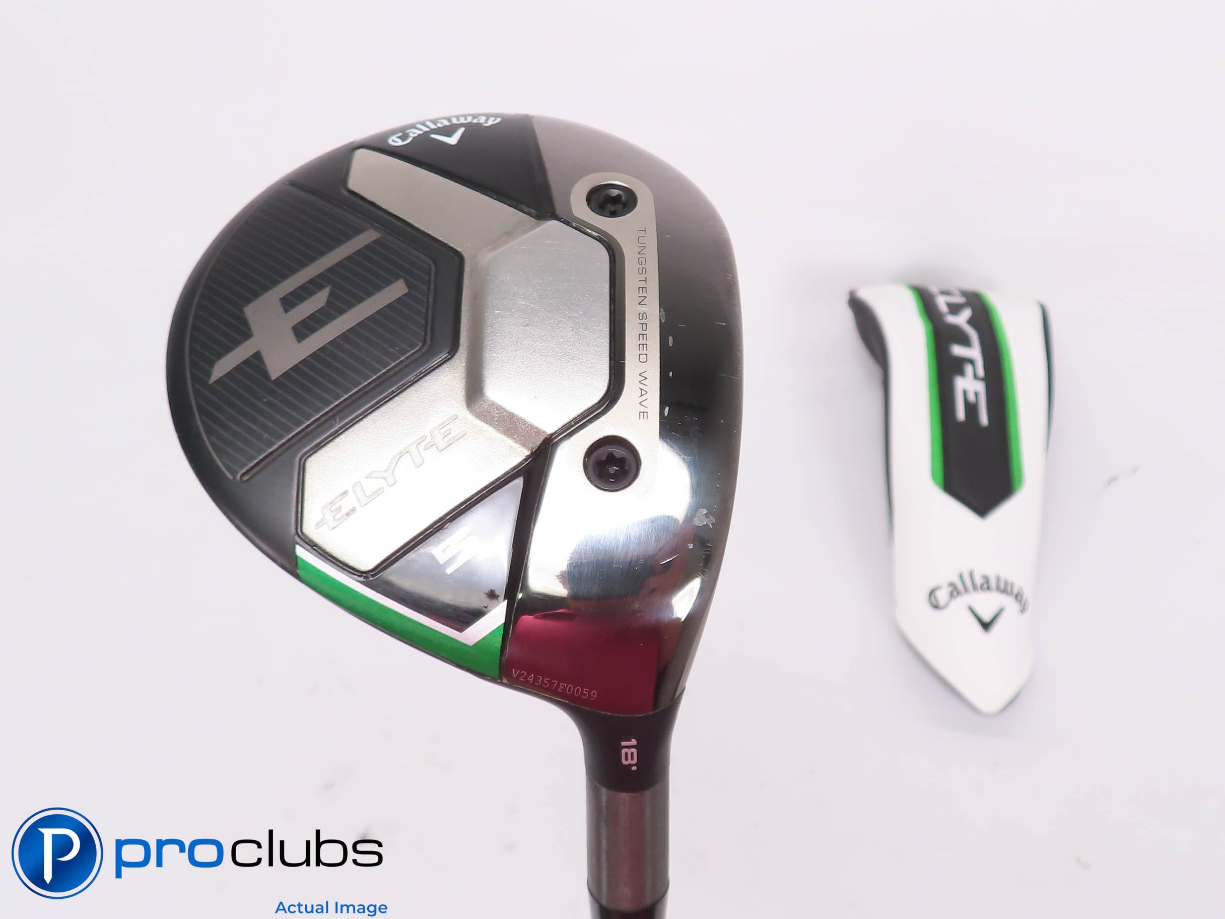 Callaway '25 ELYTE 18* 5 WOOD w/Cover Denali Blue 60g 6.0 Stiff Flex 454383