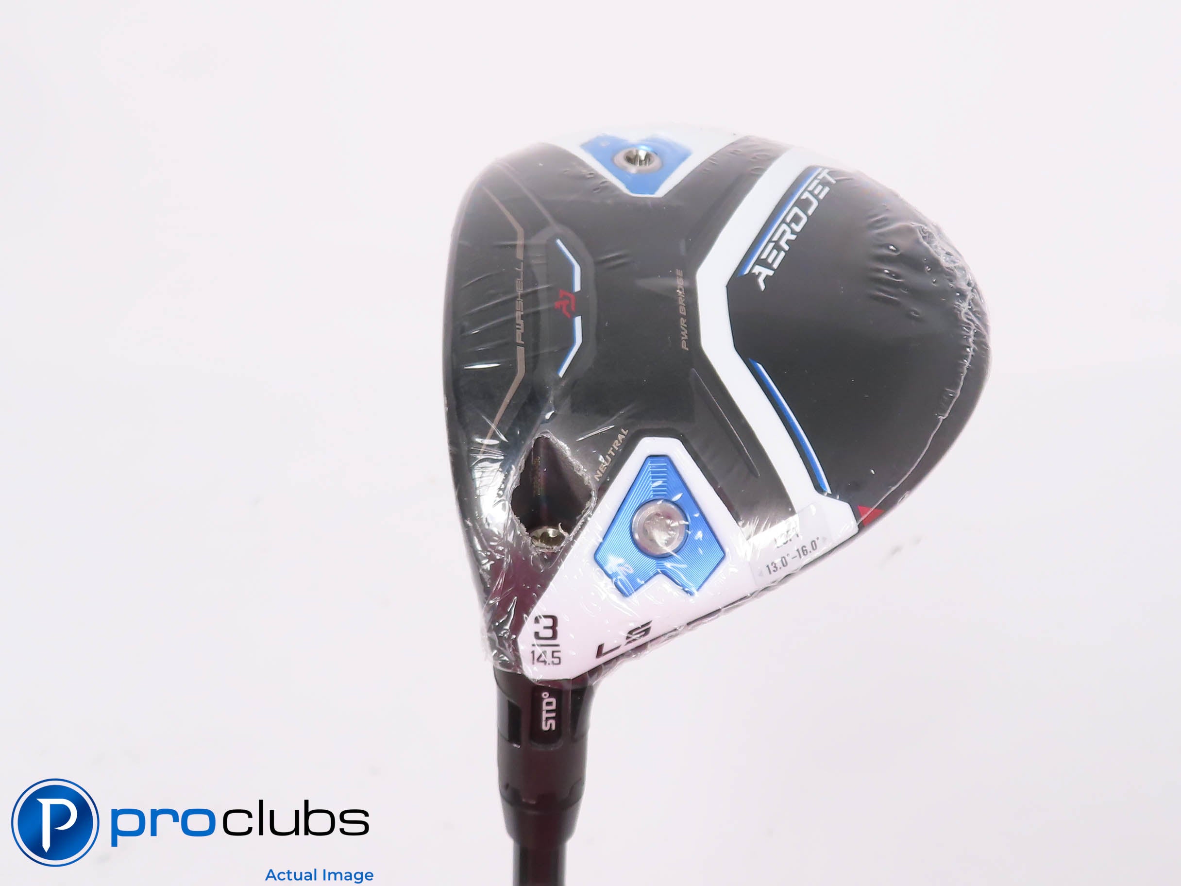 New! Left Handed Cobra Aerojet LS 14.5* 3 Wood - Kai'li White 70g Stiff - 453958