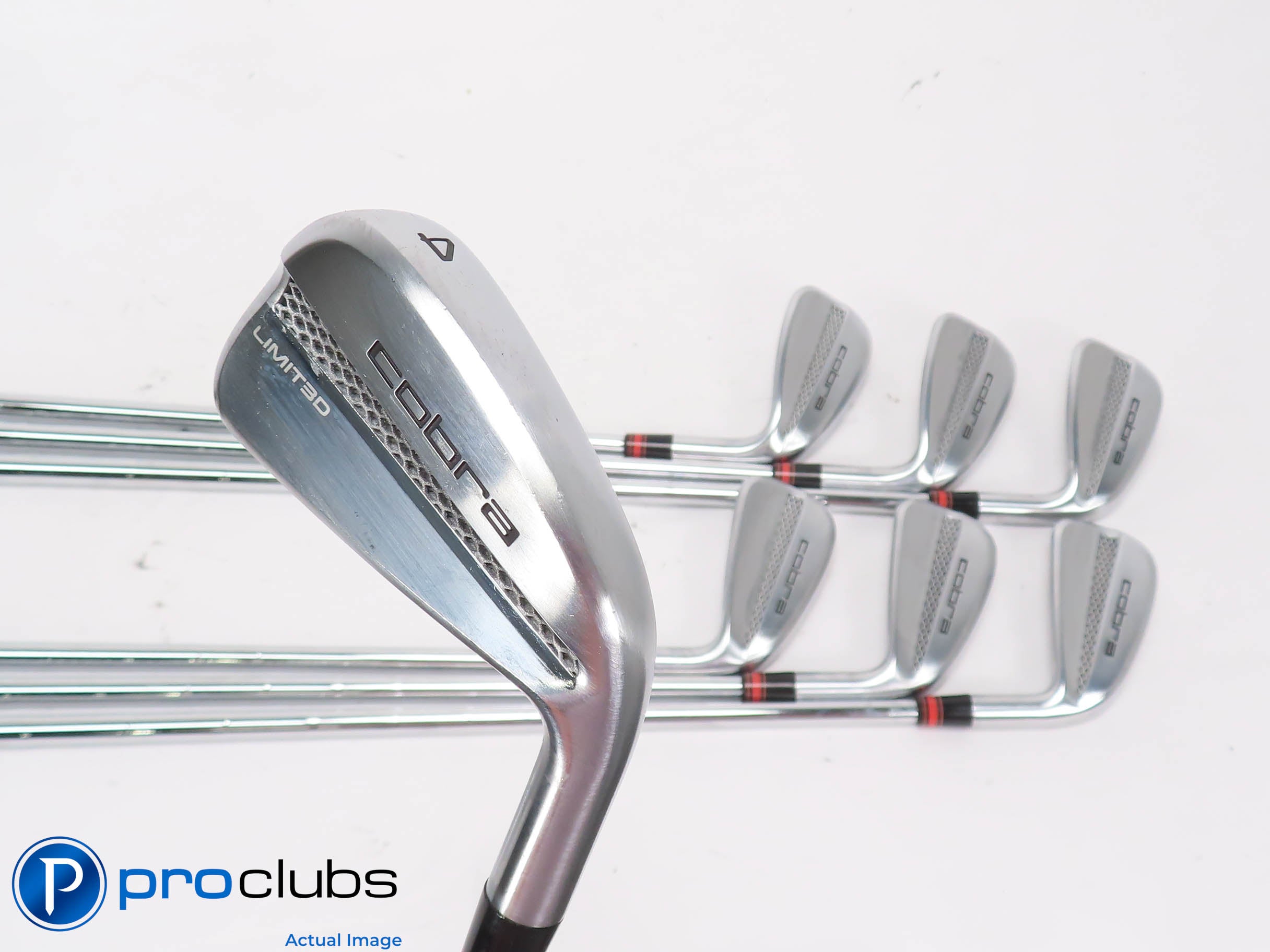 Nice Cobra 3D Printed LIMIT3D 4-PW IRON SET KBS Tour 120 Stiff Flex Steel 454017