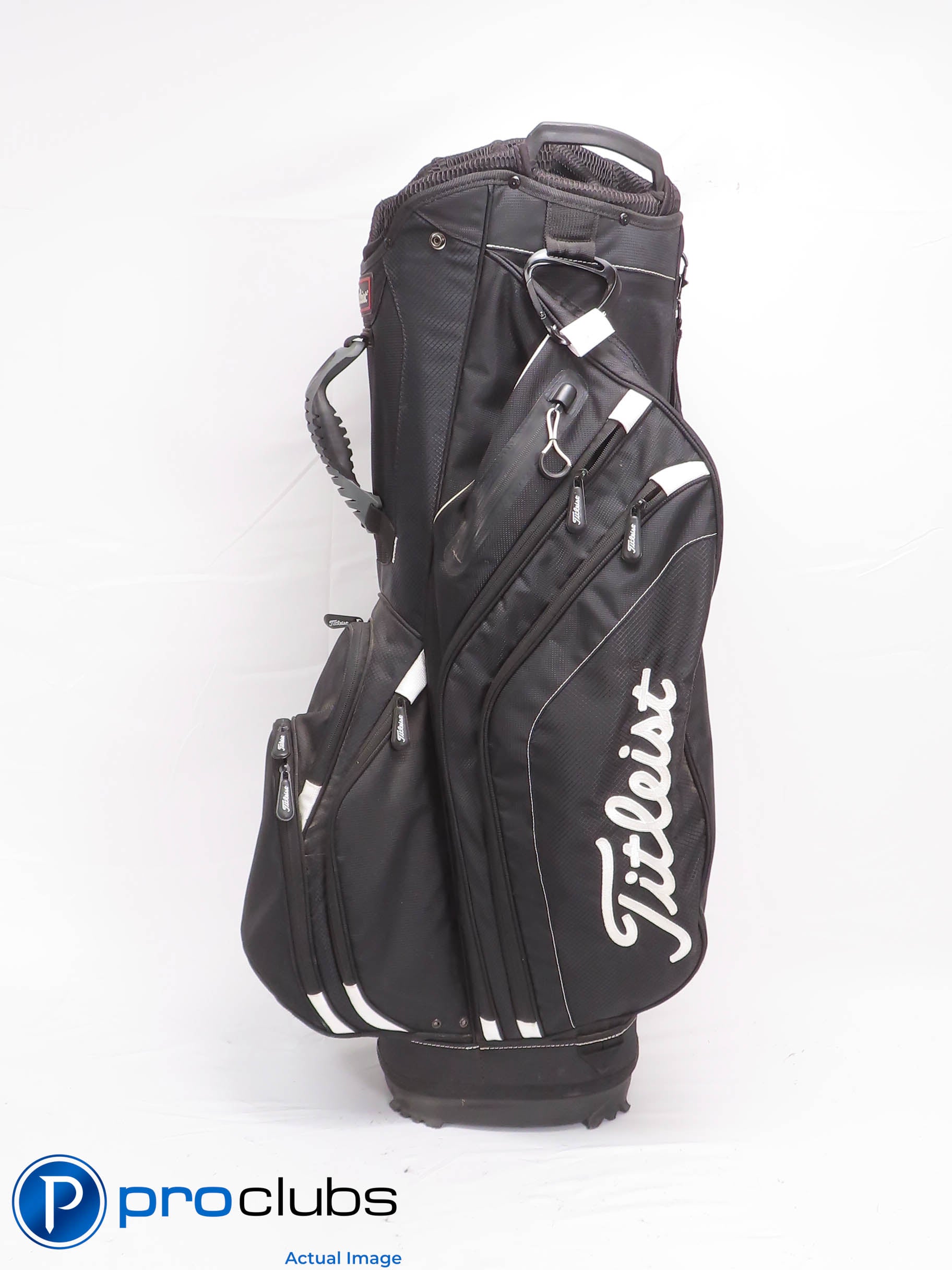 Nice Titleist 14-WAY Cart Golf Bag w/Rainhood - Black 454520
