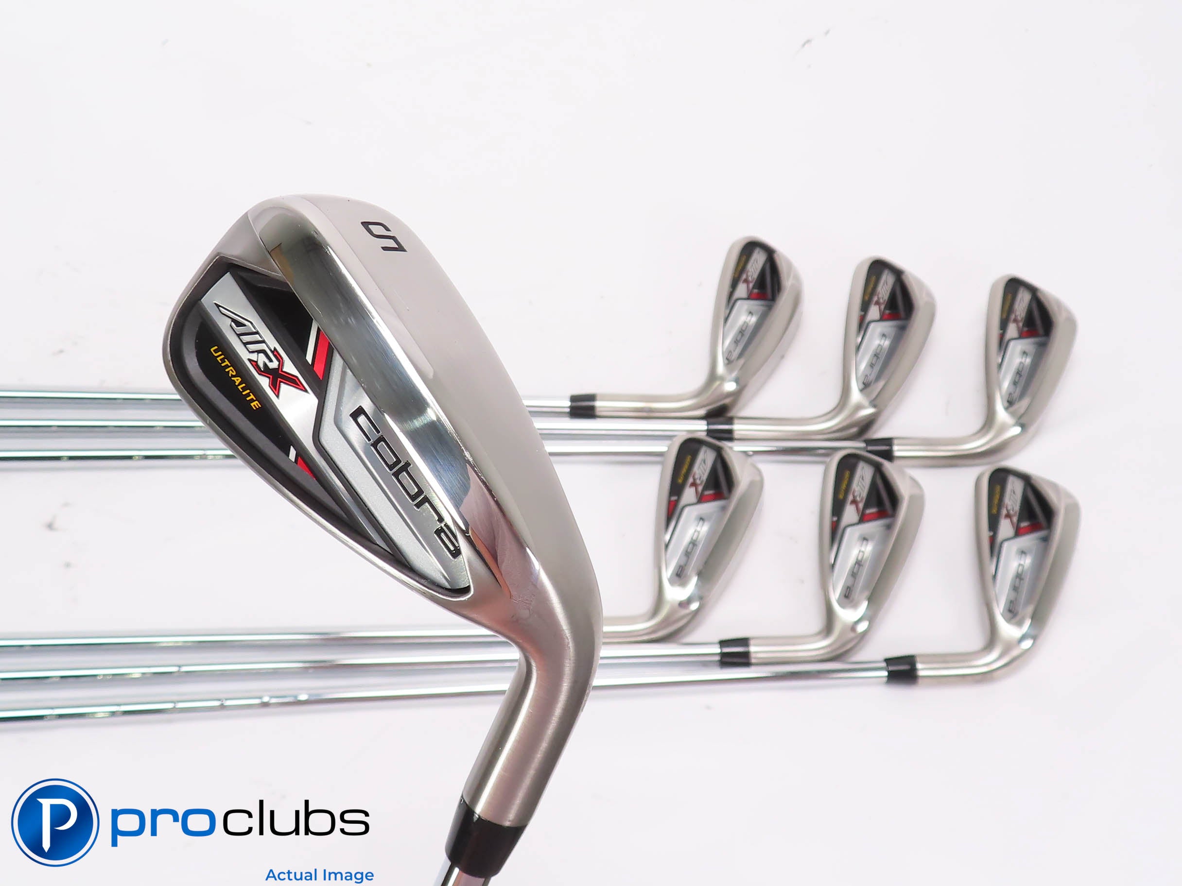NEW Cobra '24 AIR-X 5-PW,GW IRON SET - Cobra Regular Flex Steel 454512