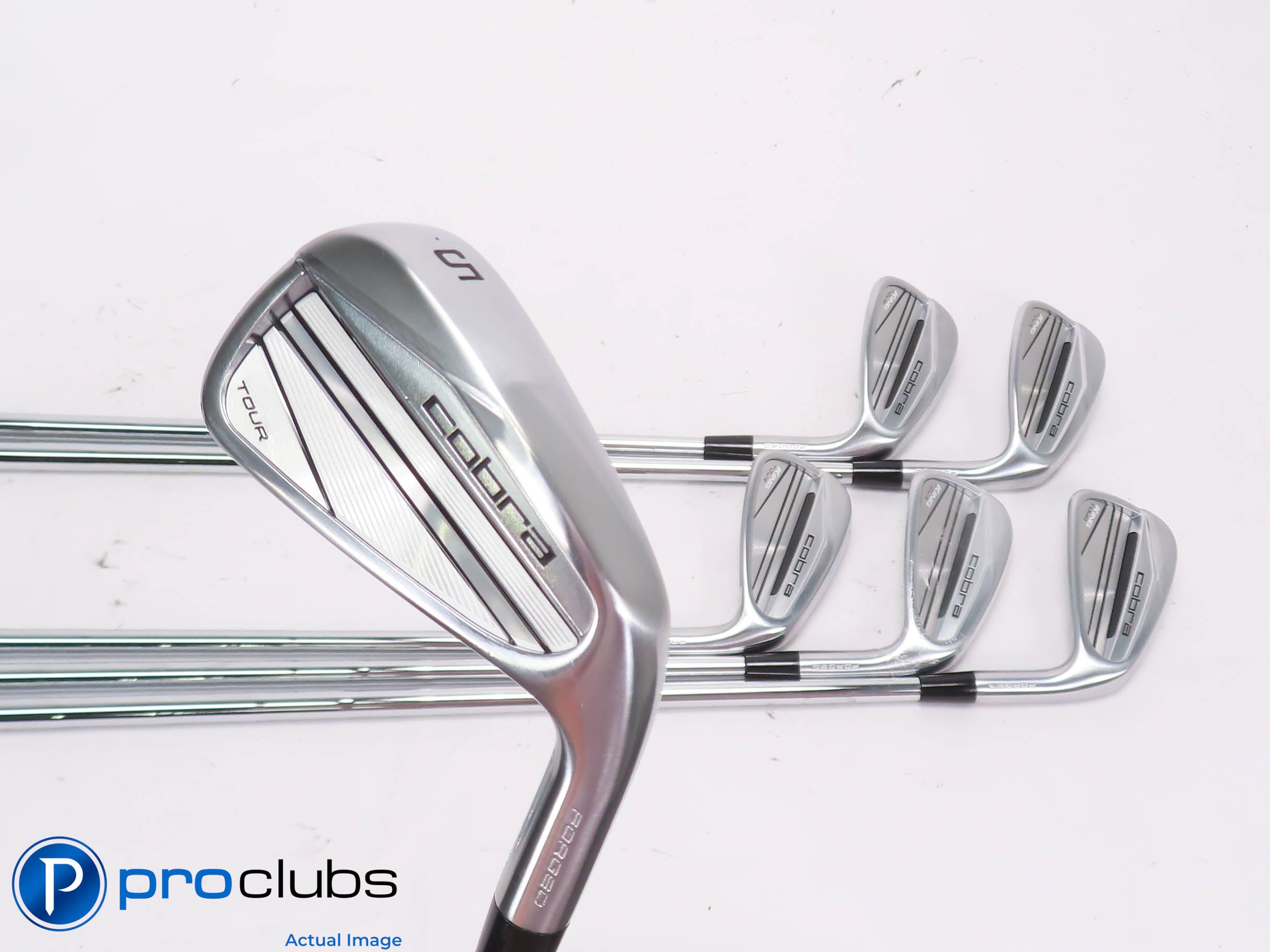 Nice Cobra '23 KING TOUR 5-PW IRON SET - KBS $Taper 120 Stiff Flex Steel 454446