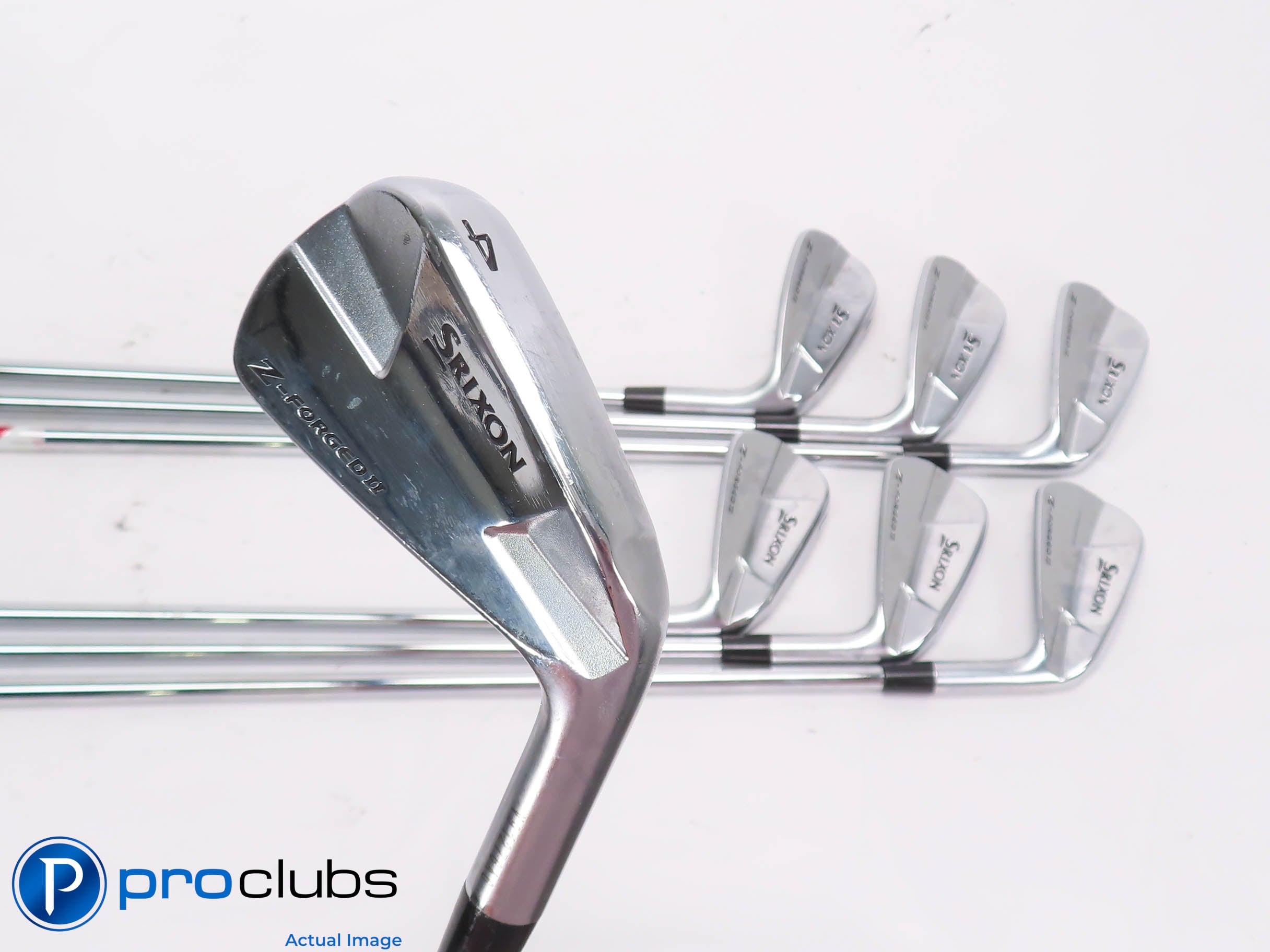 Nice Srixon Z-Forged II 4-PW IRON SET Project X Red 110g Stiff Flex Steel 453998