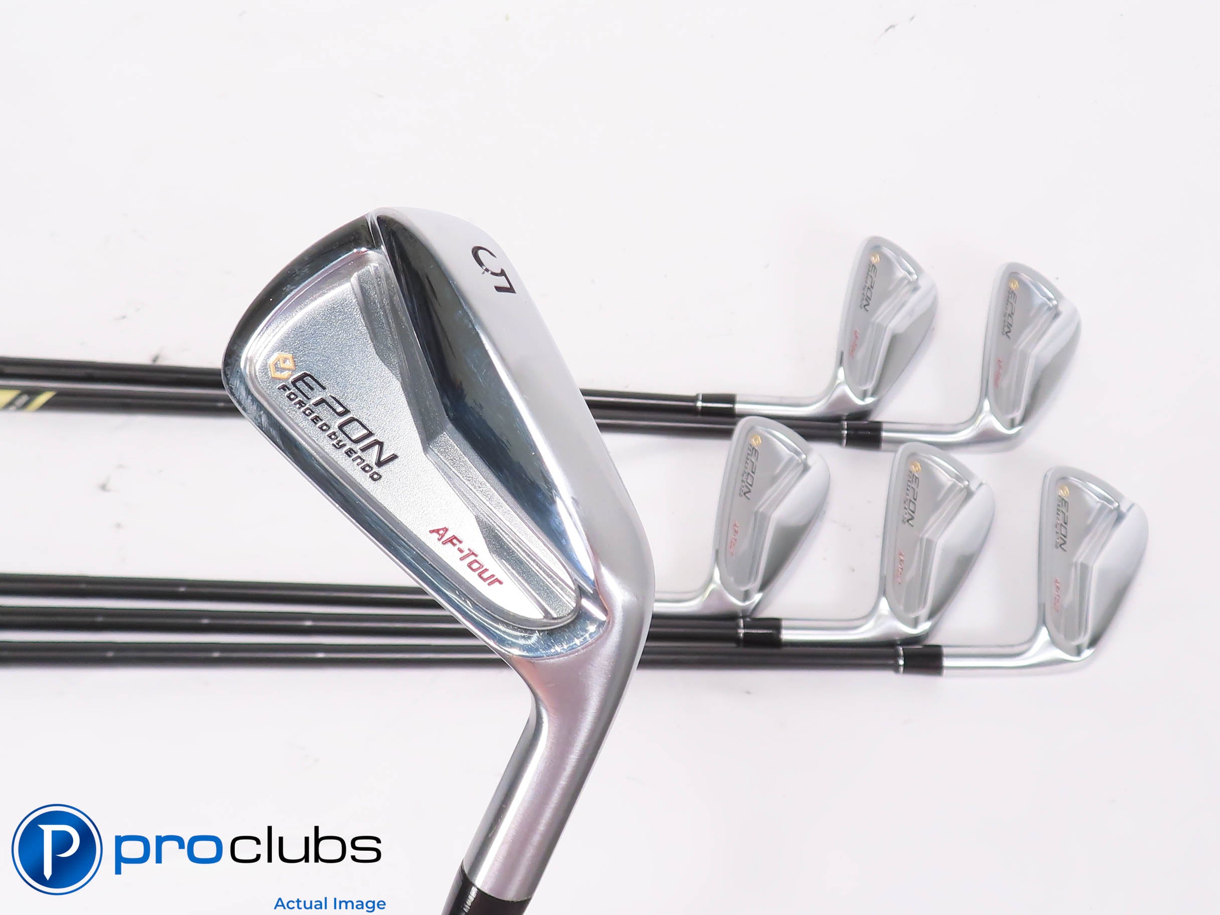 Nice EPON AF-Tour CB2 Forged 5-PW IRON SET - S400 Stiff Flex Steel +1/4" 454612