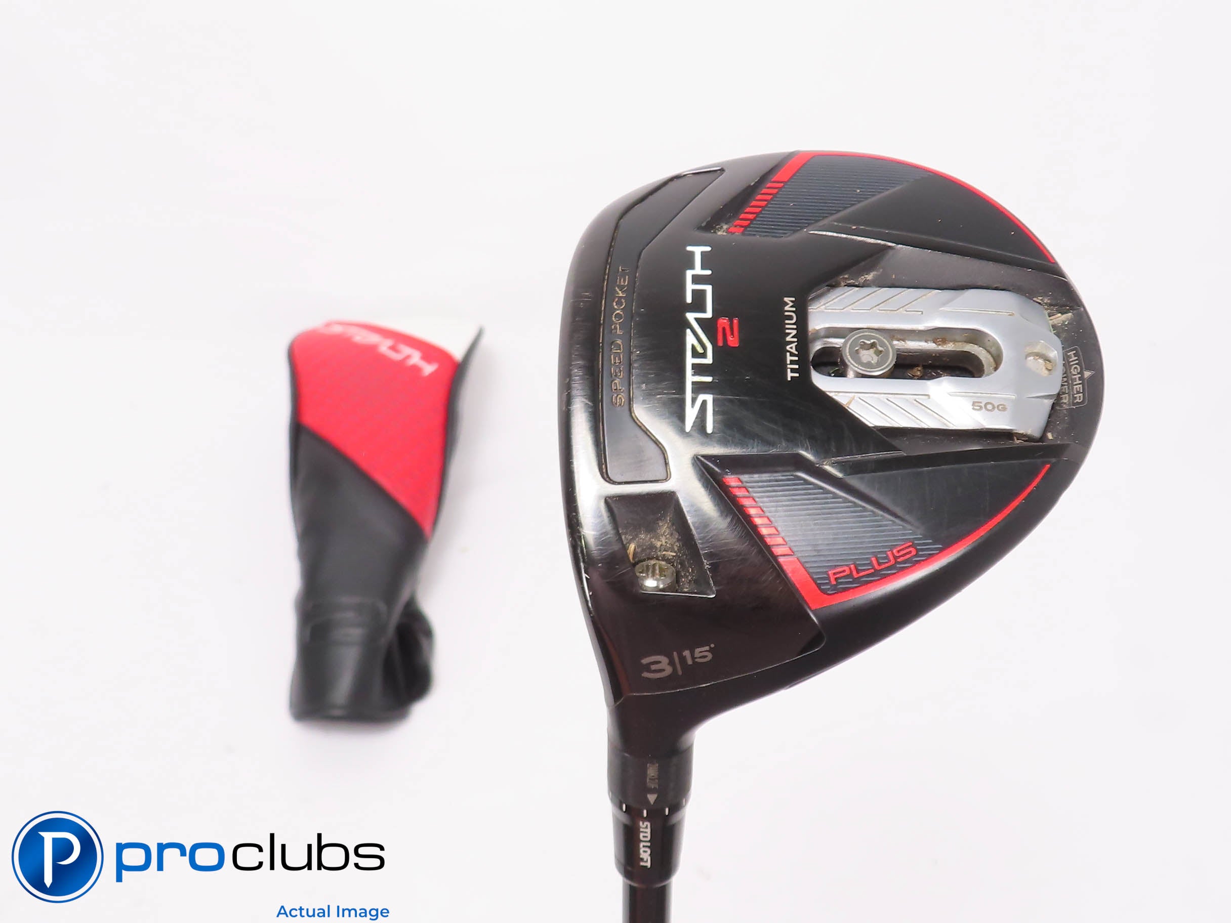Left Handed TaylorMade STEALTH 2 Plus+ 15* 3 Wood w/HC - Kai'li 75g Stiff 454651
