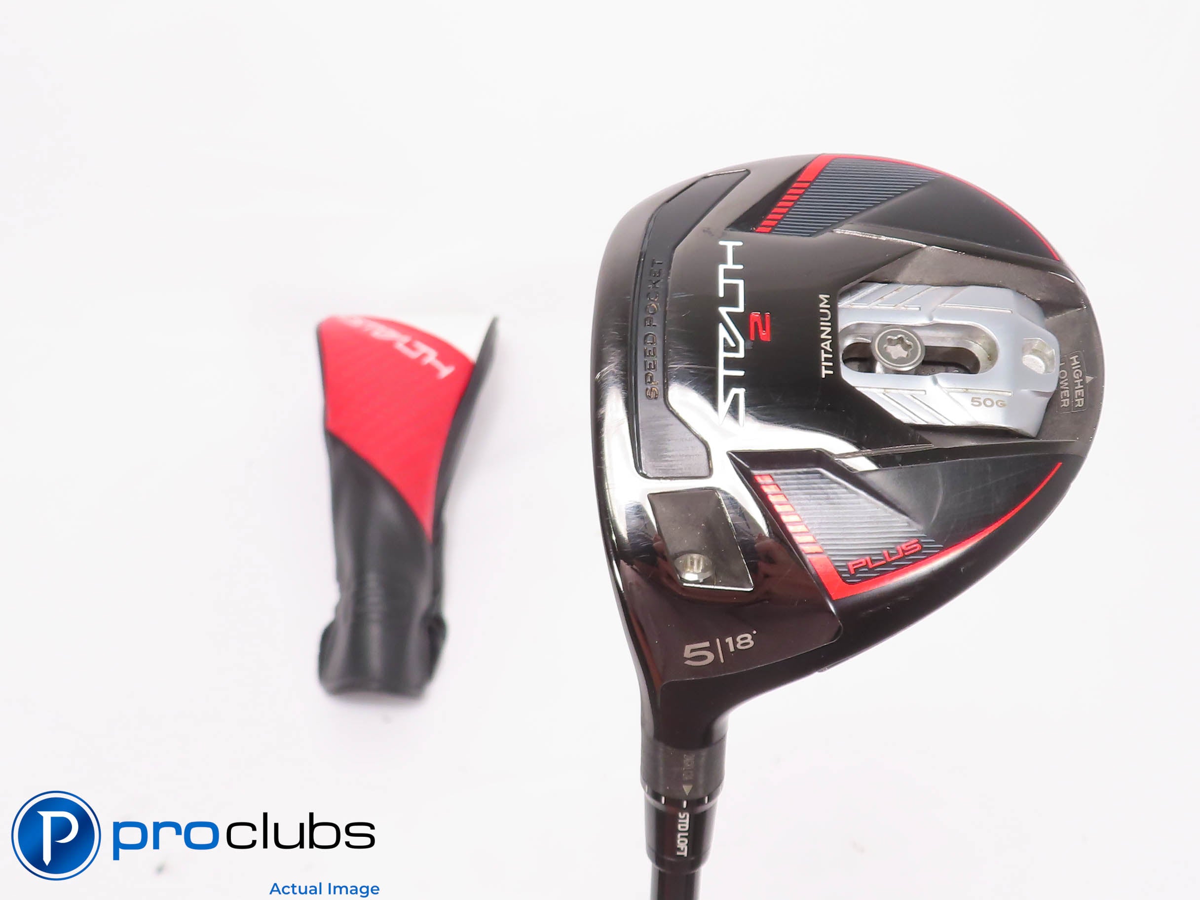 Left Handed TaylorMade STEALTH 2 Plus+ 18* 5 Wood w/HC - Kai'li 75g Stiff 454650
