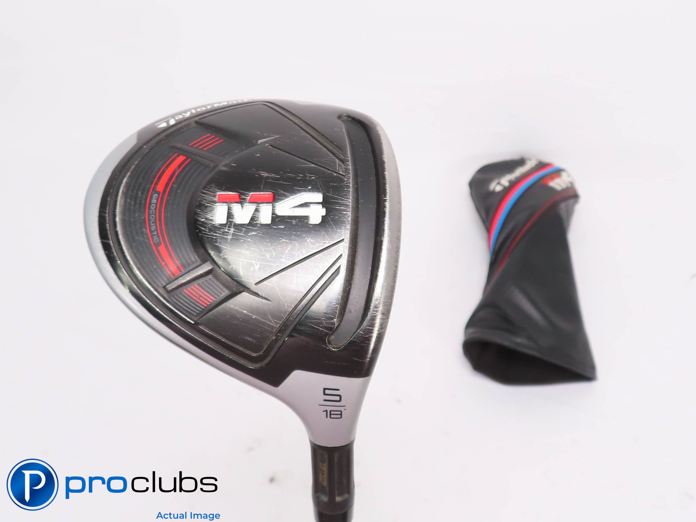 TaylorMade M4 18* 5 Wood w/HC - Fujikura Atmos 5A Senior Flex - 454584