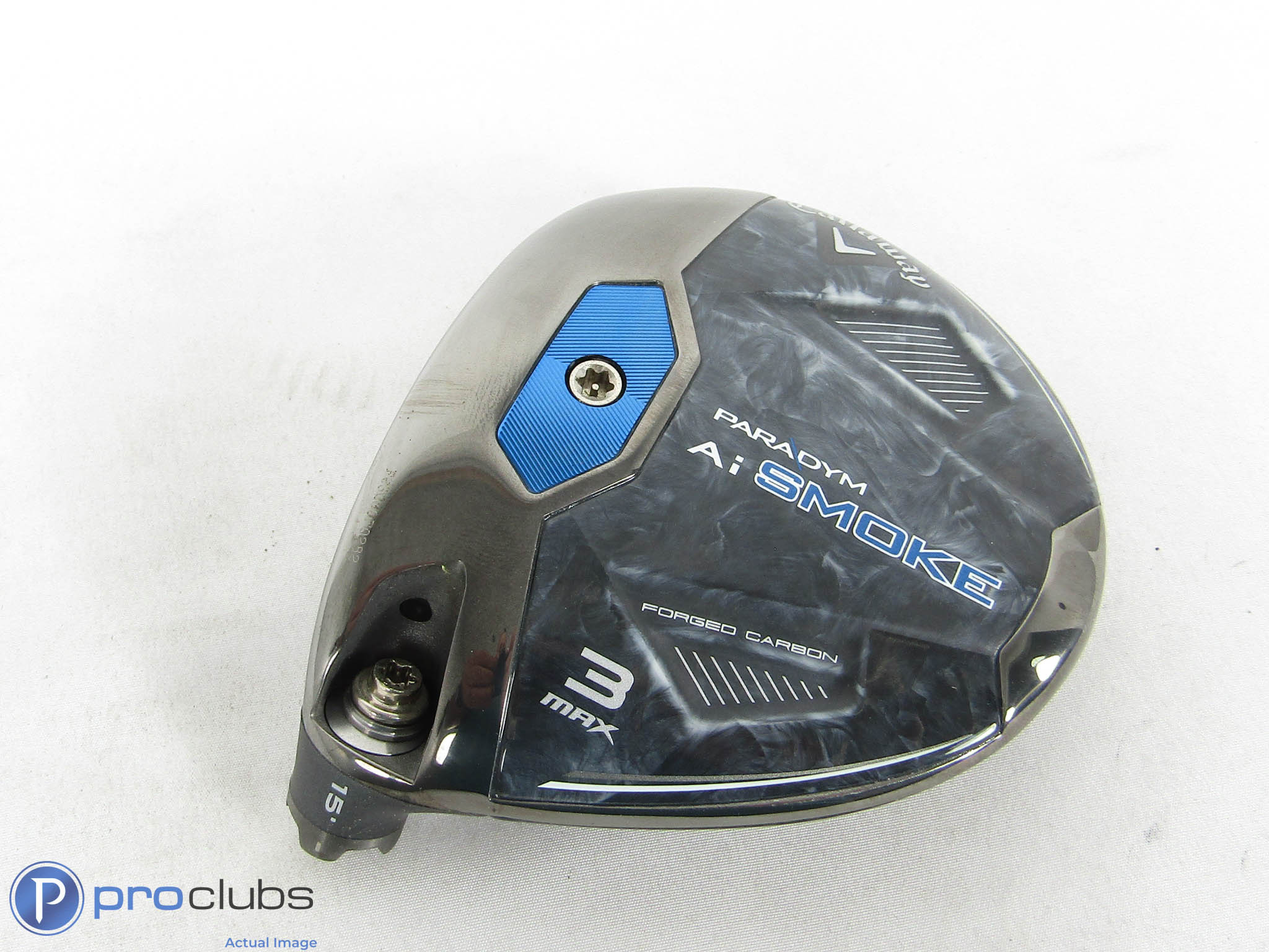 Left Handed! Callaway Ai Smoke MAX 15* 3 Wood - Head Only - 454679