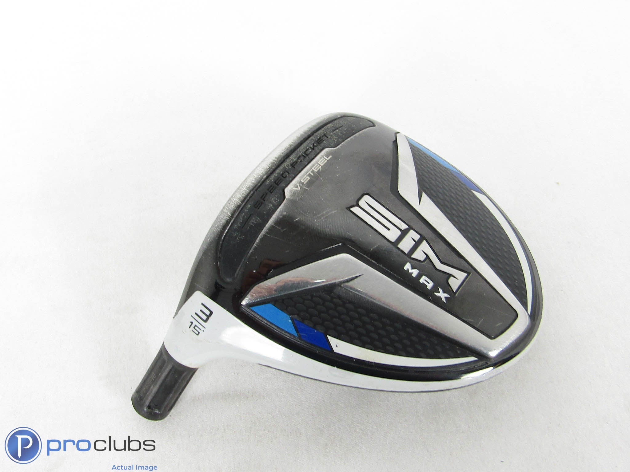 Left Handed! TaylorMade SIM MAX 15* 3 Wood - Head Only - 454727