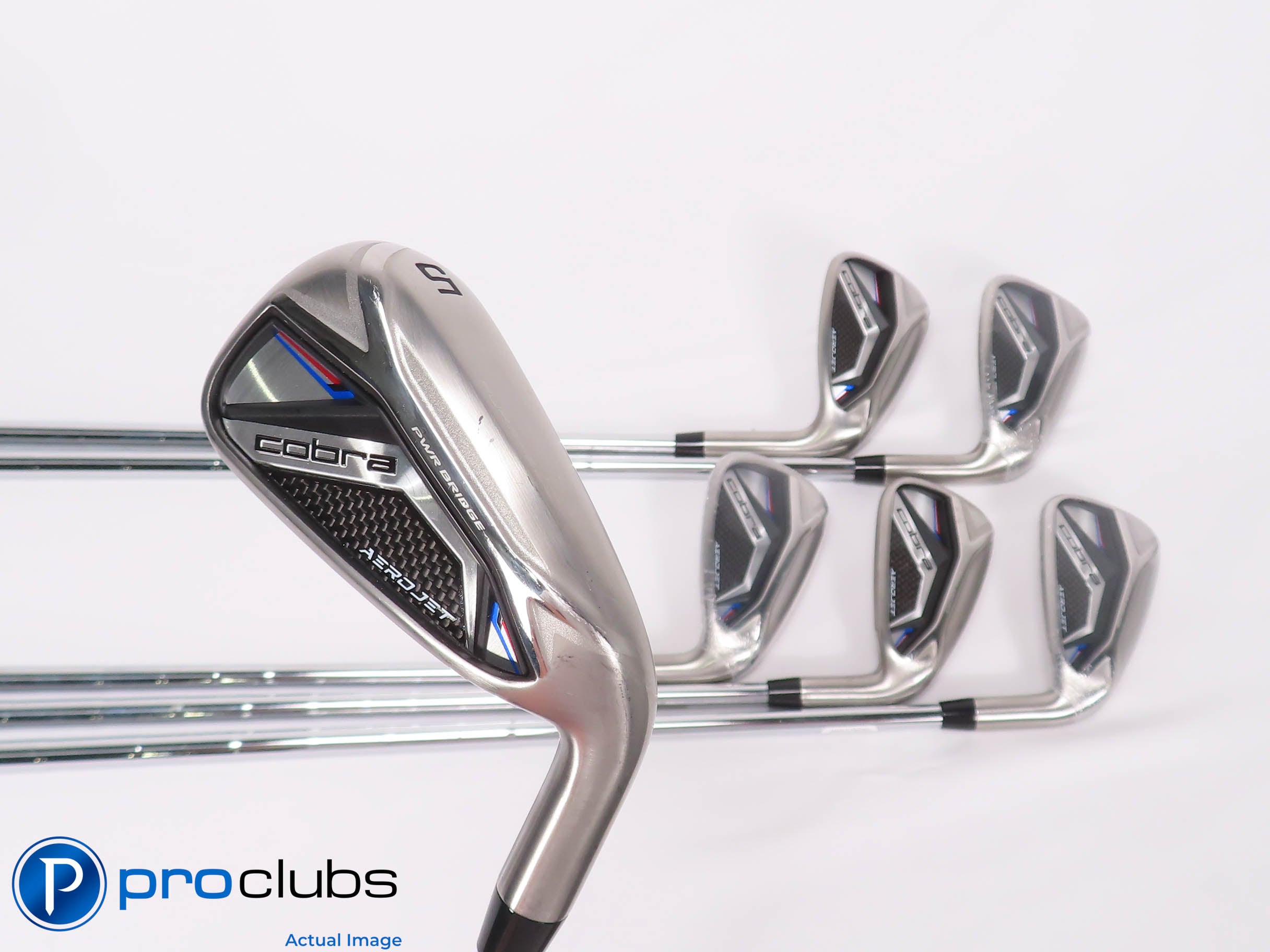Mint Cobra AEROJET 5-PW IRON SET - KBS Tour Lite Stiff Flex Steel 454464