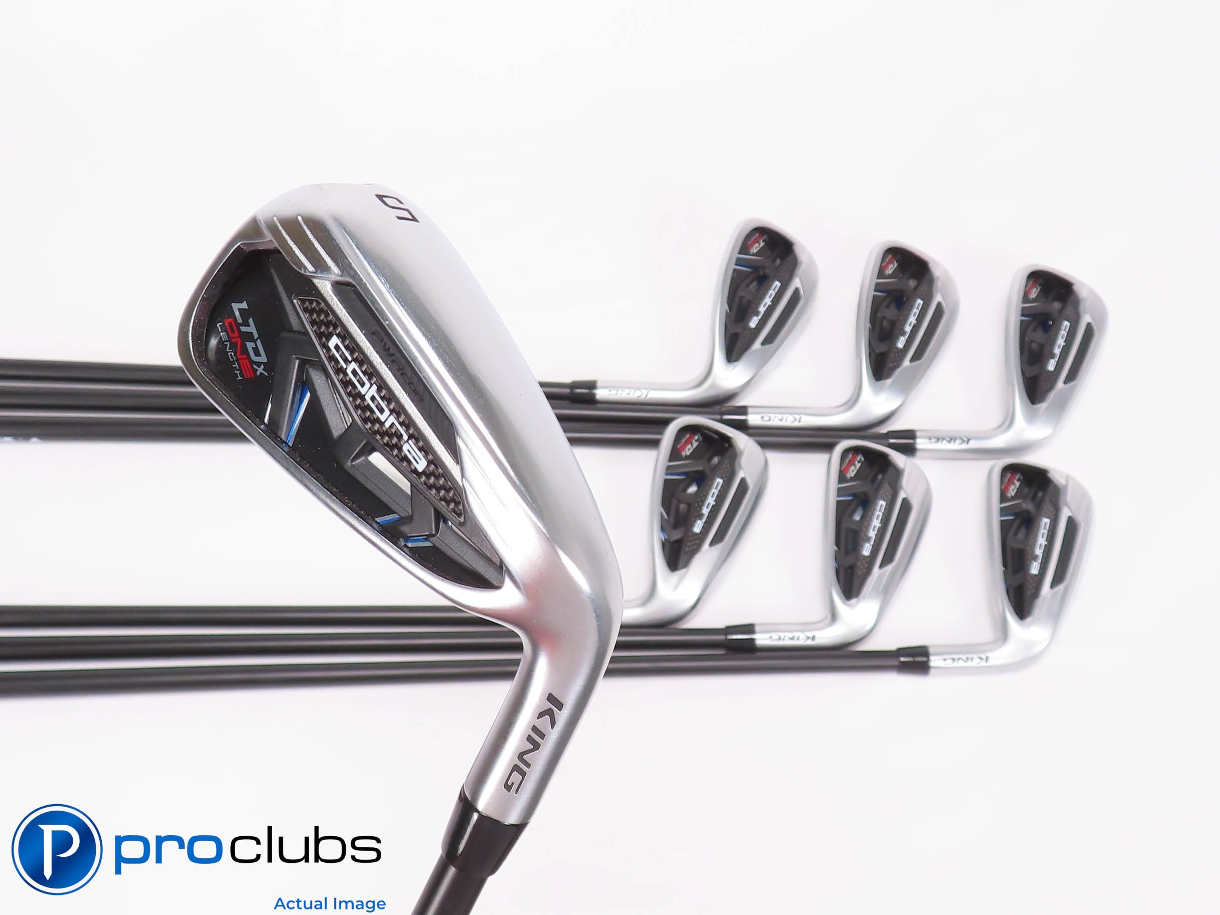 Nice Cobra KING LTDx ONE Length 5-PW,GW IRON SET KBS Senior Flex Graphite 454731