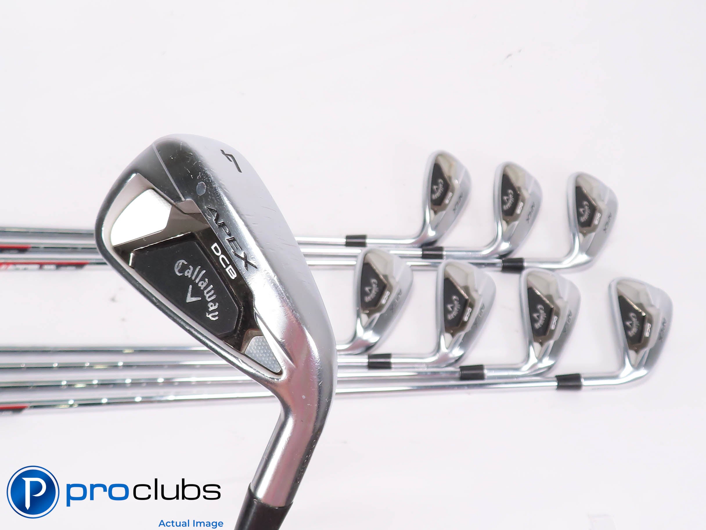 Callaway '21 APEX DCB 4-PW,AW IRON SET -Elevate 95 Stiff Flex Steel +3/4" 454025
