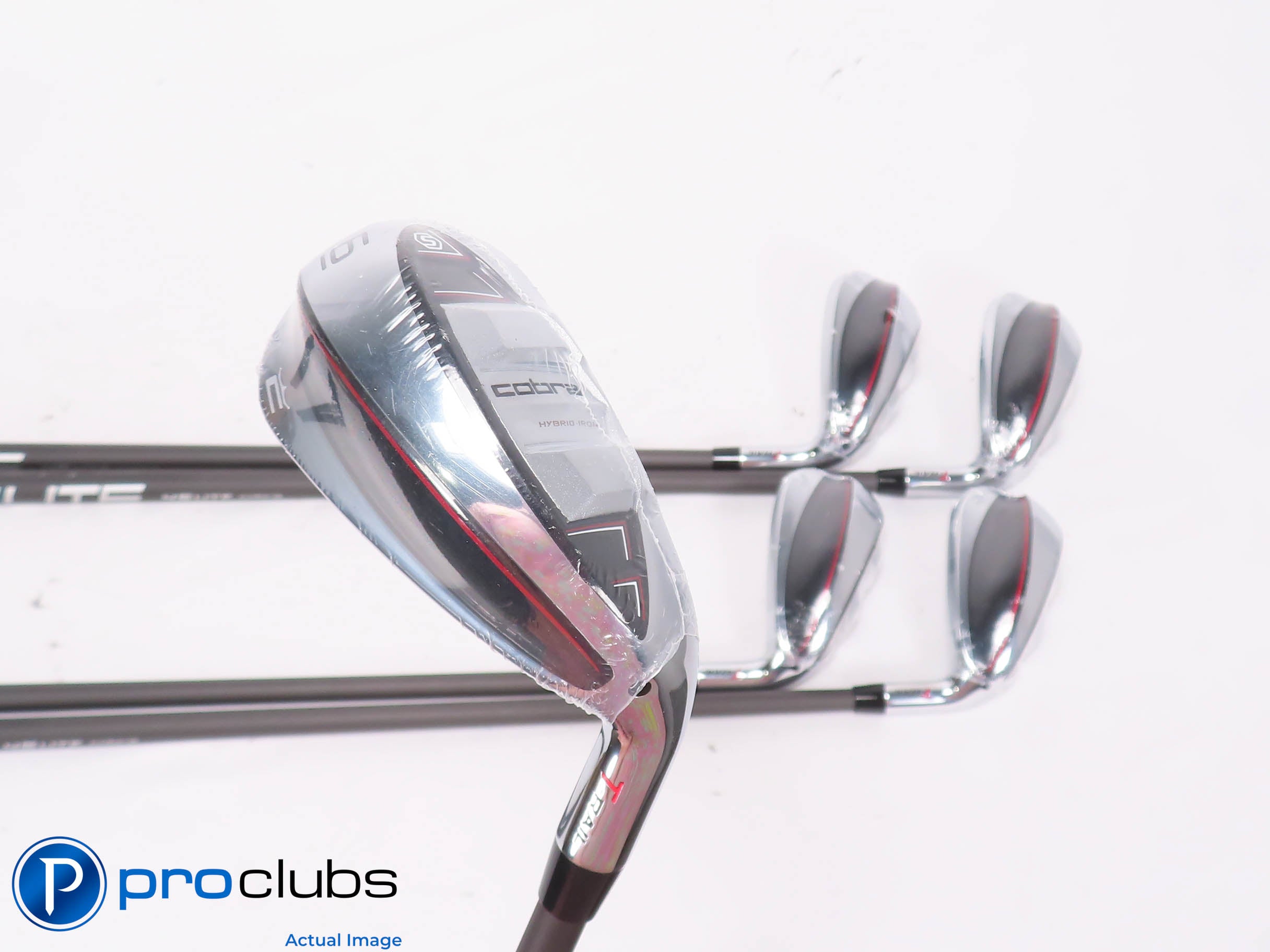 NEW Cobra '23 T-RAIL 6-PW Hybrid IRON SET - Cobra 45 Senior Flex Graphite 454495